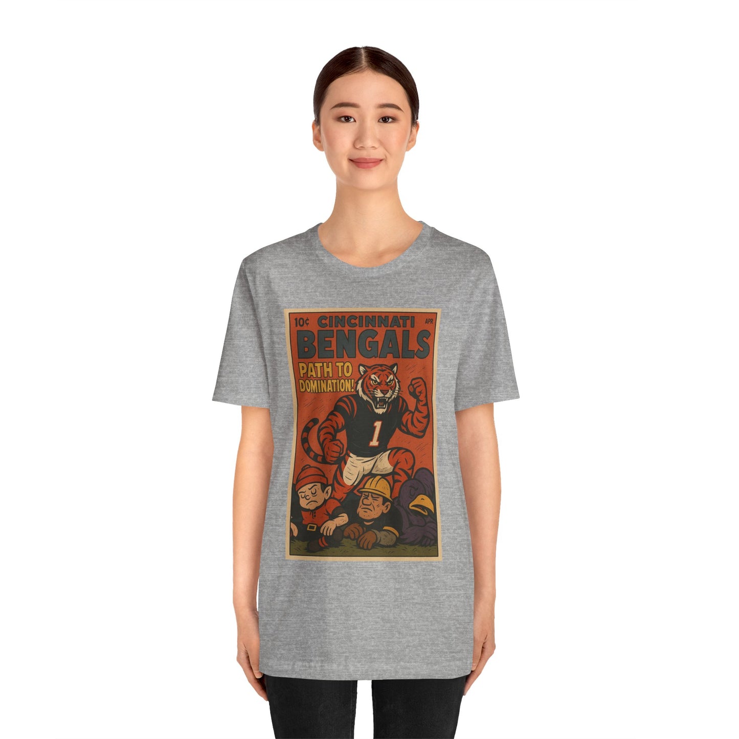 Cincinnati Bengals Comic cover Path to Domination Unisex Short Sleeve Tee -