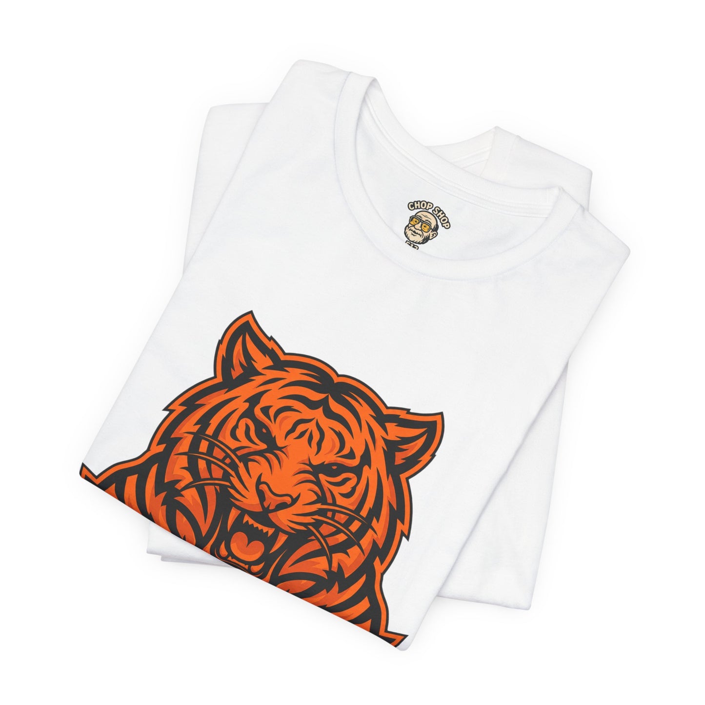 Orange/Black/White Who Dey Tiger Graphic Tee