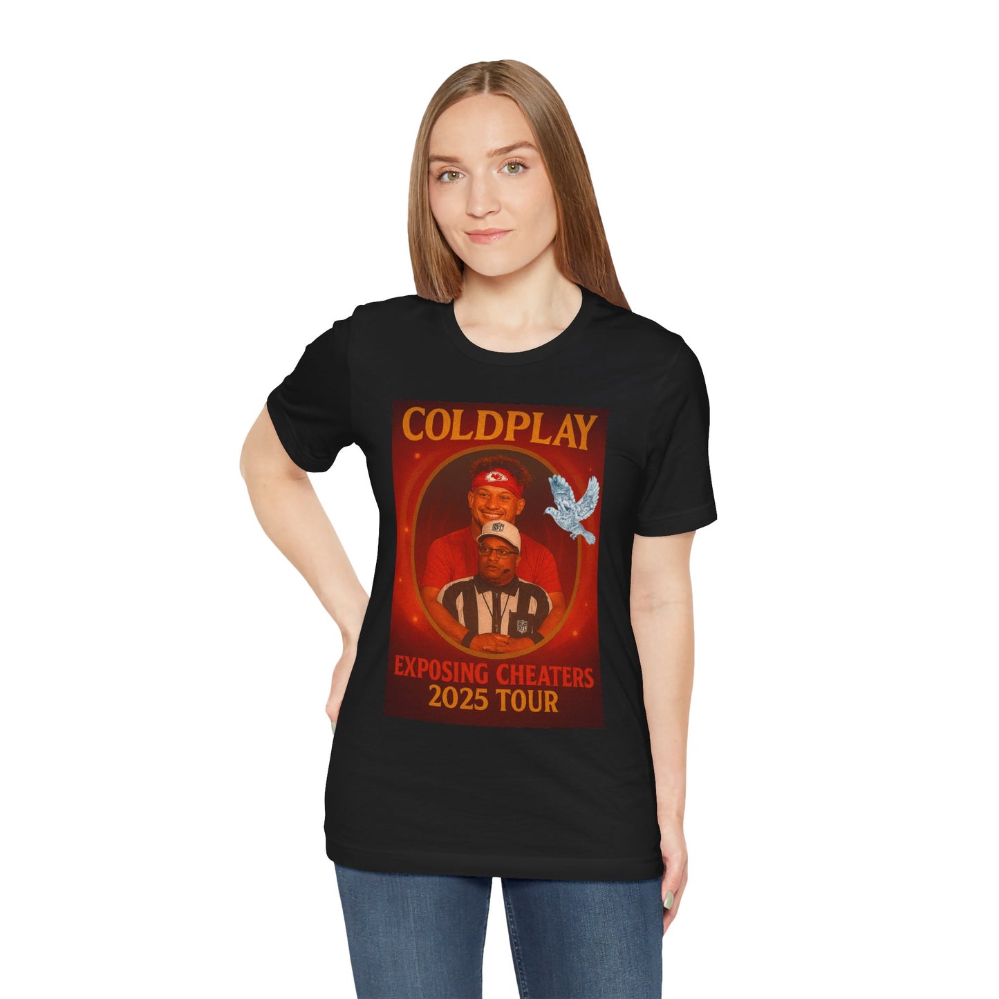 Cheaters Unisex Tee Shirt - Hottest Couple in NFL Exposed