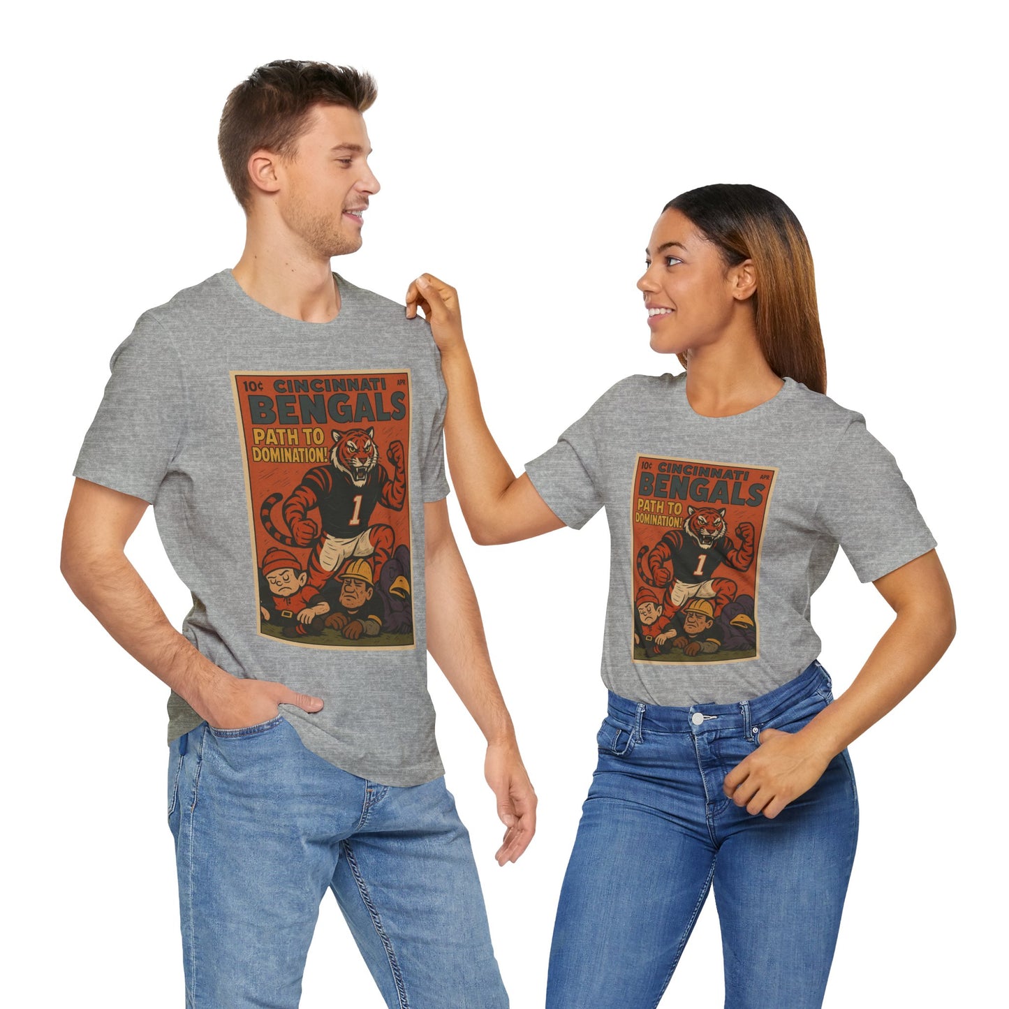 Cincinnati Bengals Comic cover Path to Domination Unisex Short Sleeve Tee -