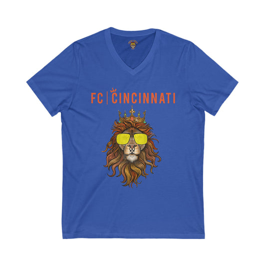 FC Cincinnati Lion V-Neck Tee