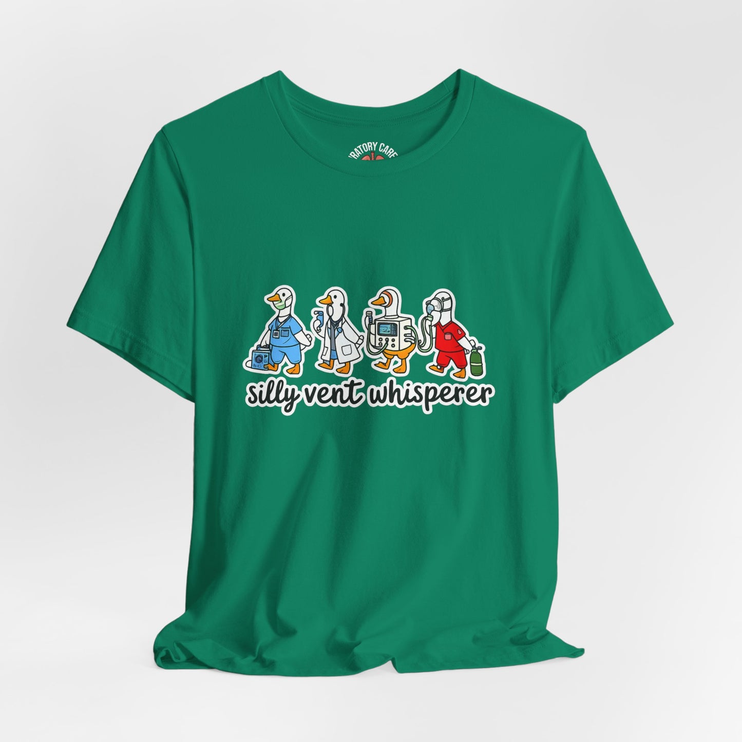 Silly Vent Whisperer Tee — Funny Crew respiratory care club