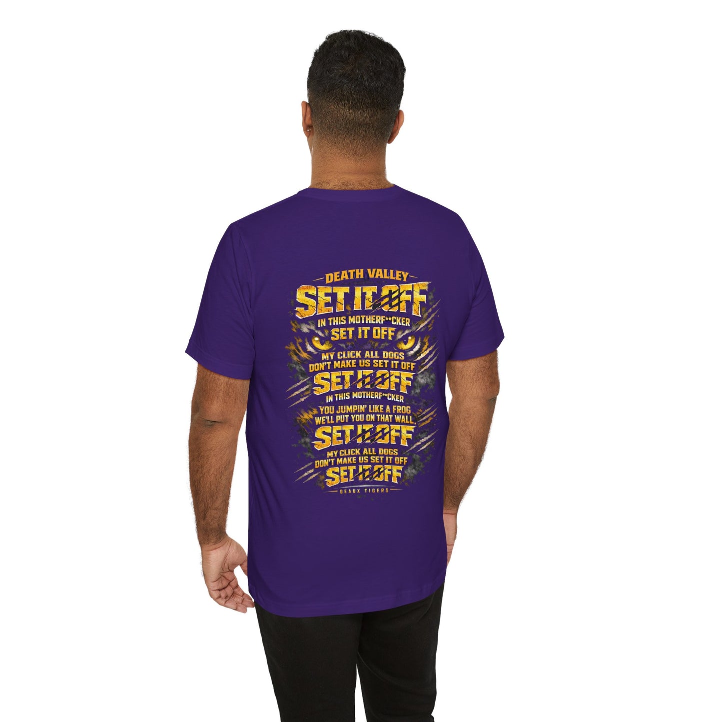 Set It Off LSU Football T‑Shirt — 'Louisiana State University Football' Graphic Tee