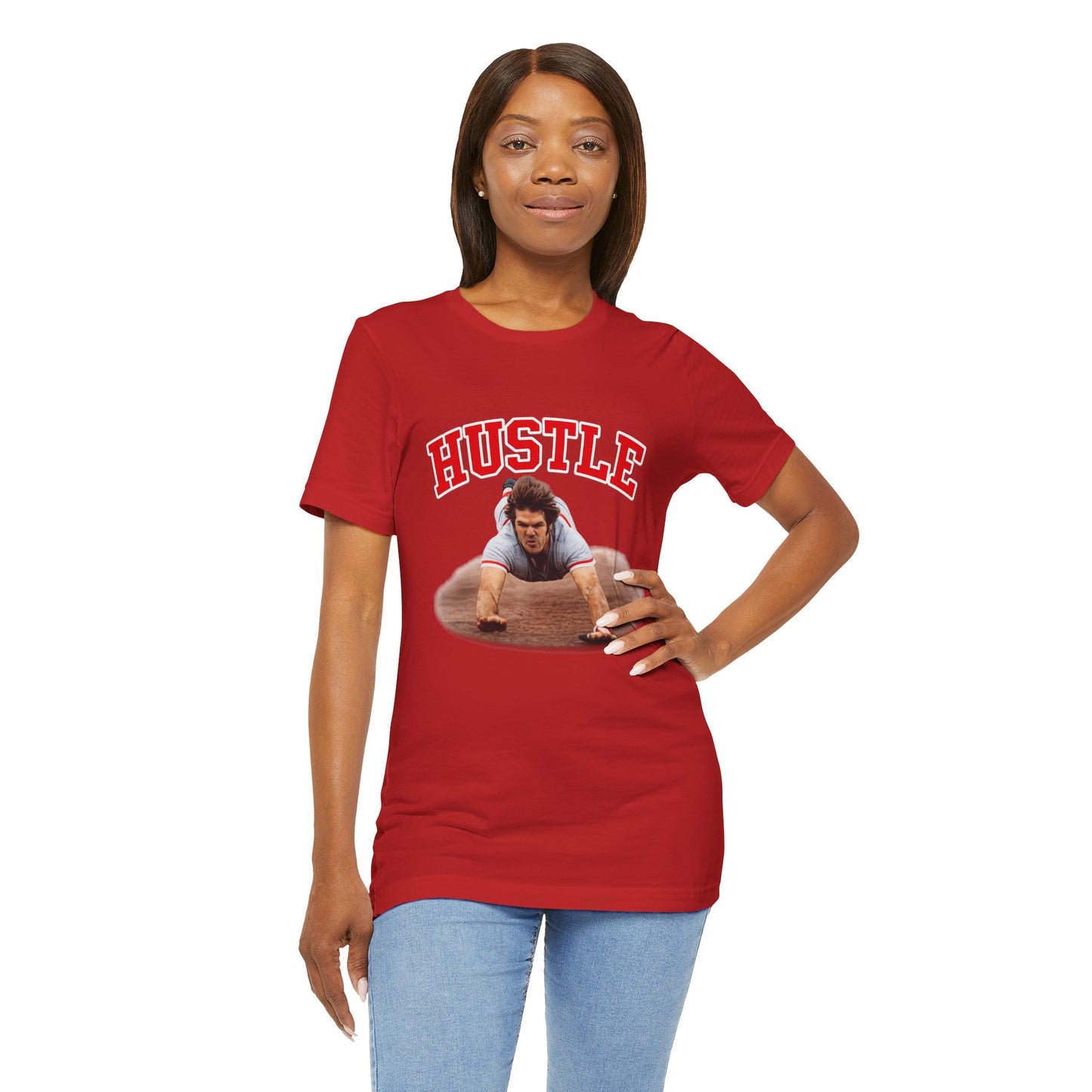 Hustle T-Shirt — Vintage Action Photo Graphic Tee for Motivated Fans