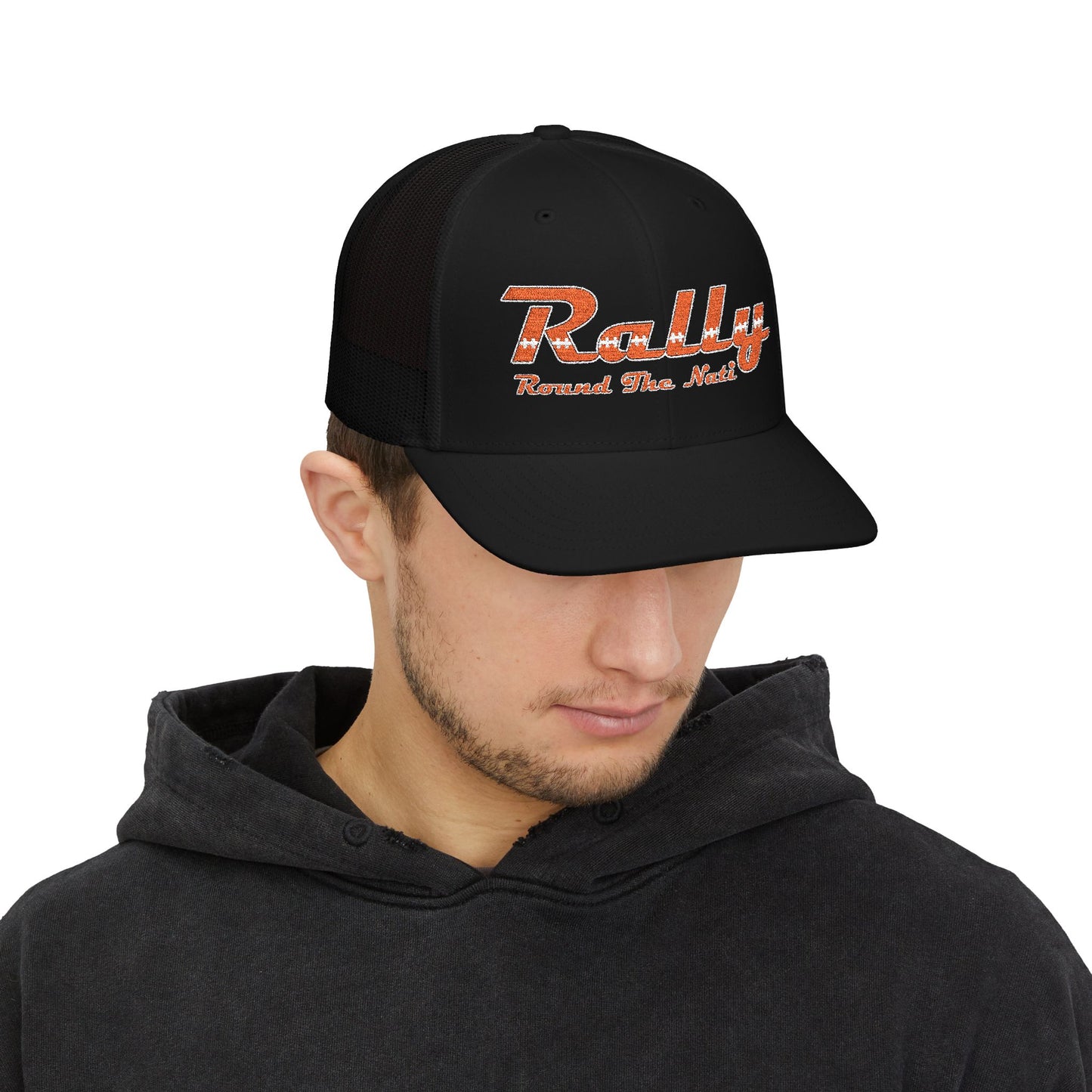 Rally Rond the Nati Embroidered Snapback Trucker Cap