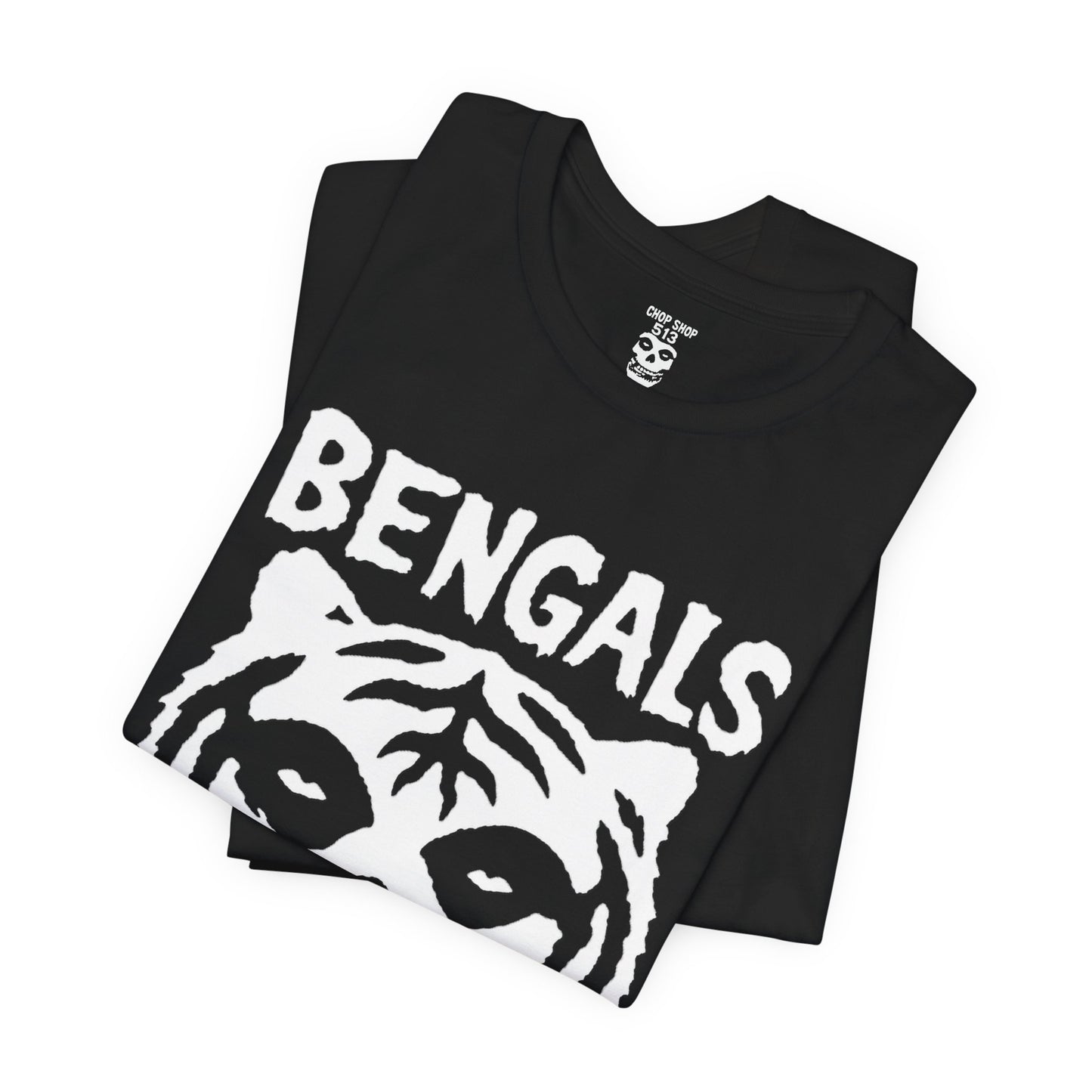 Bengals Skull Tee — Vintage Tiger Skull Graphic T‑Shirt