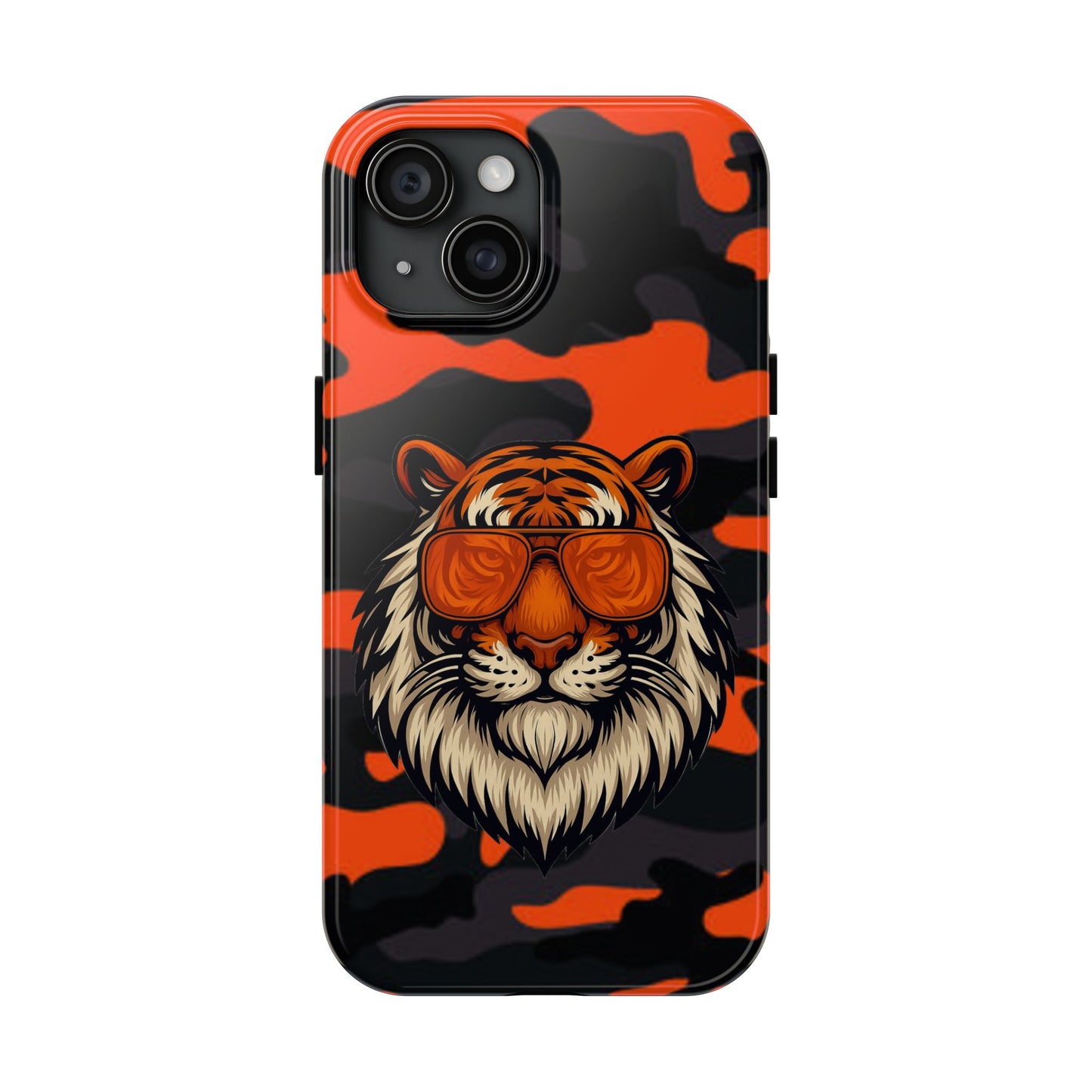 Seeing life through the orange tints Tiger Tough Phone Cases