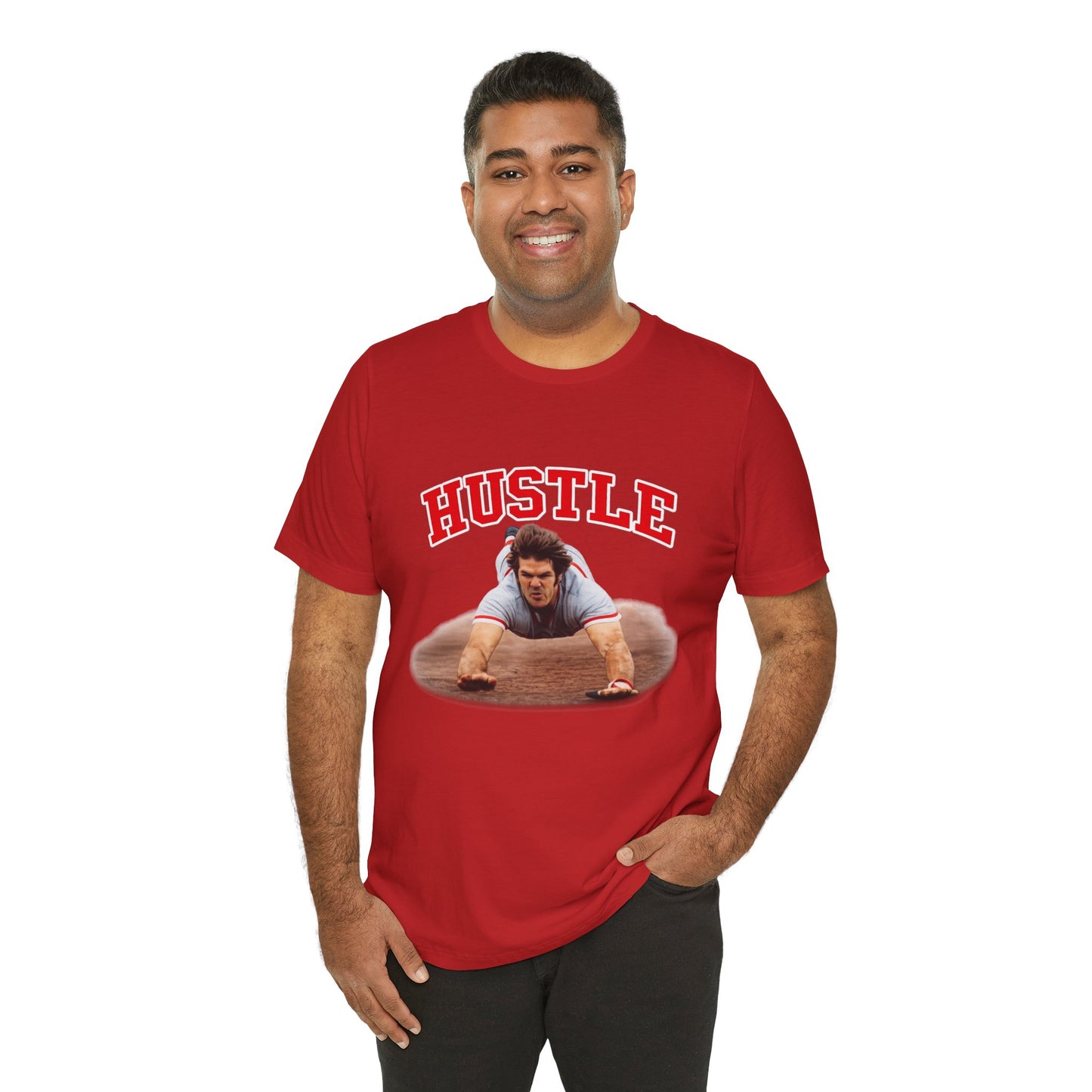 Hustle T-Shirt — Vintage Action Photo Graphic Tee for Motivated Fans