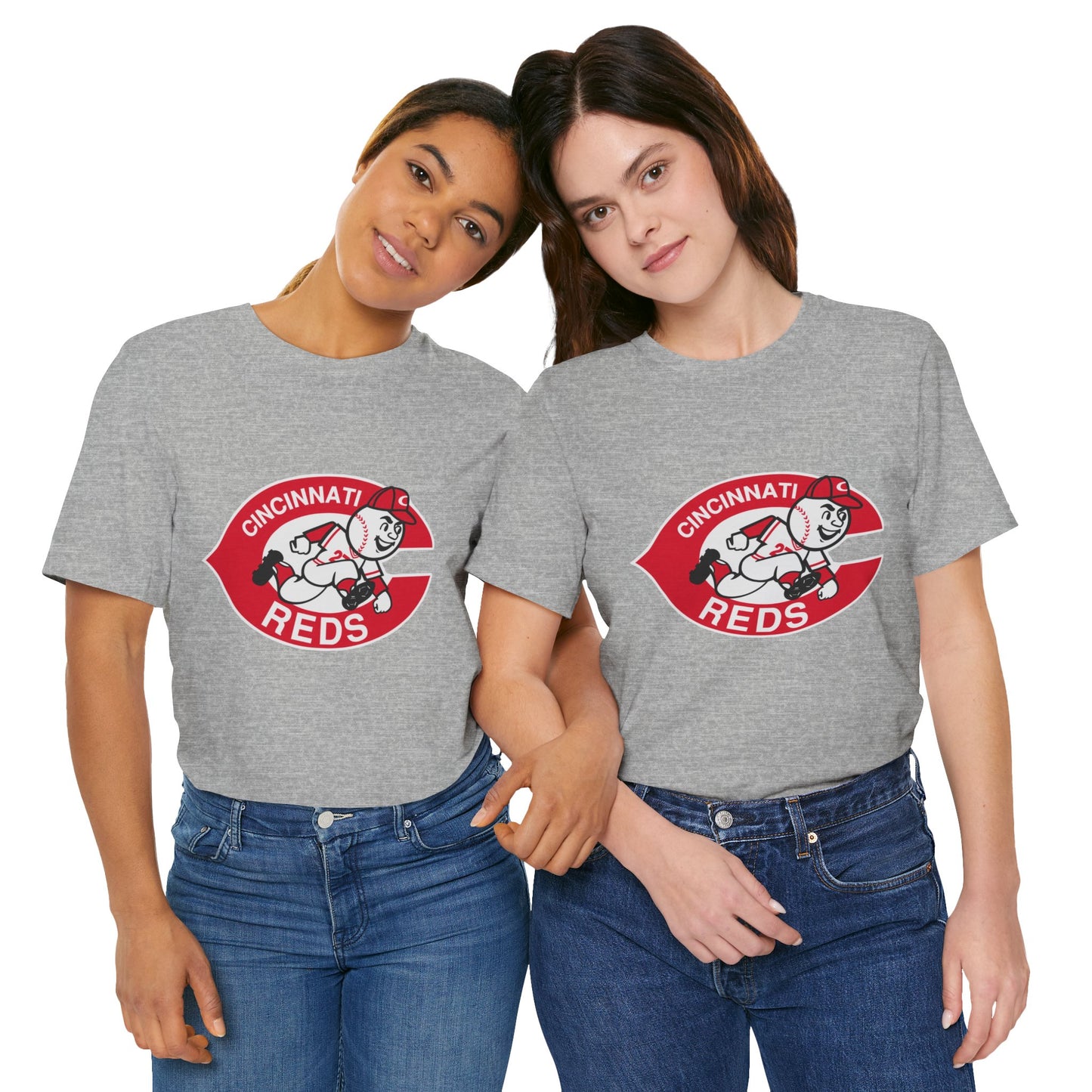 Cincinnati Reds Logo Baseball T‑Shirt — Retro Mr. Redlegs Fan Tee