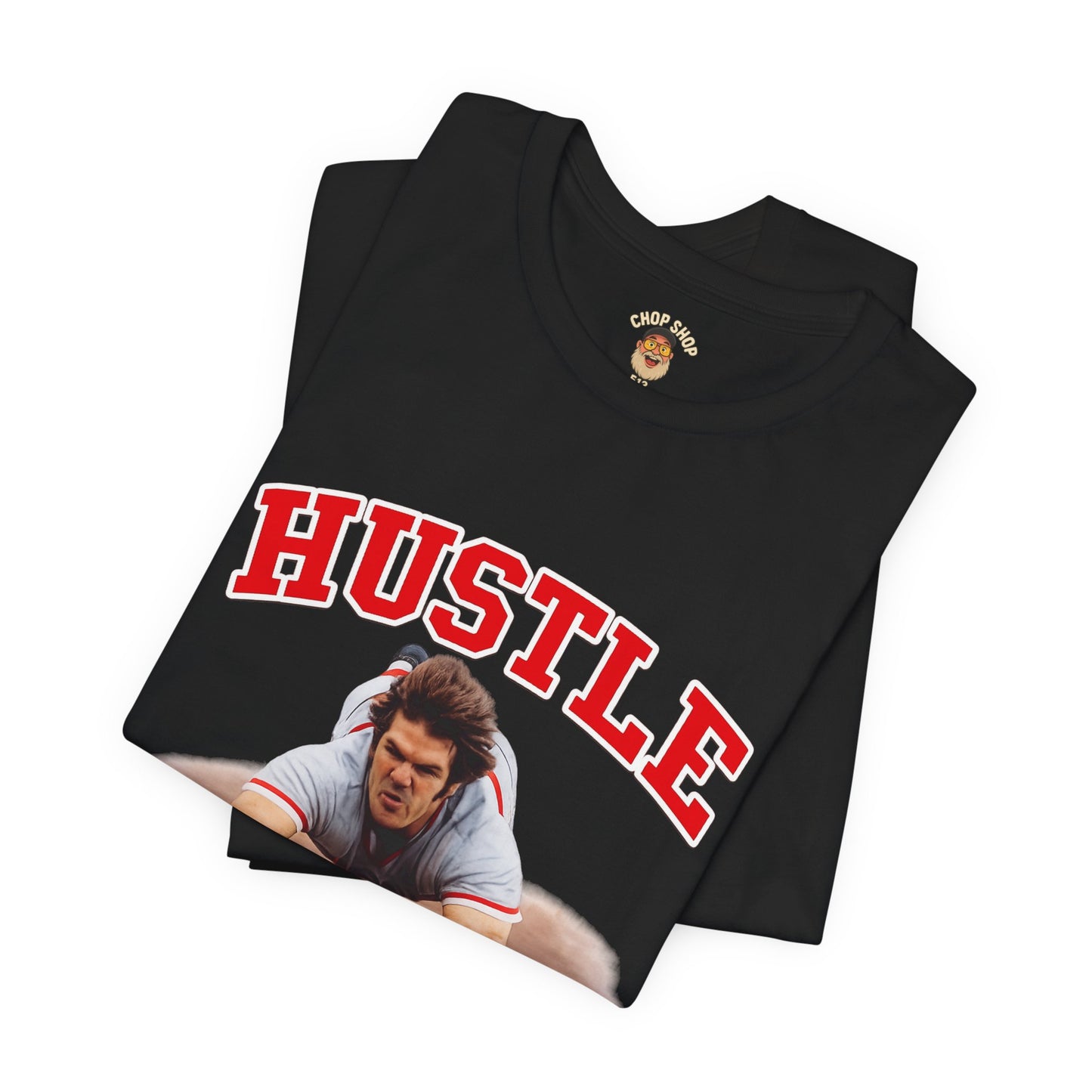 Hustle T-Shirt — Vintage Action Photo Graphic Tee for Motivated Fans