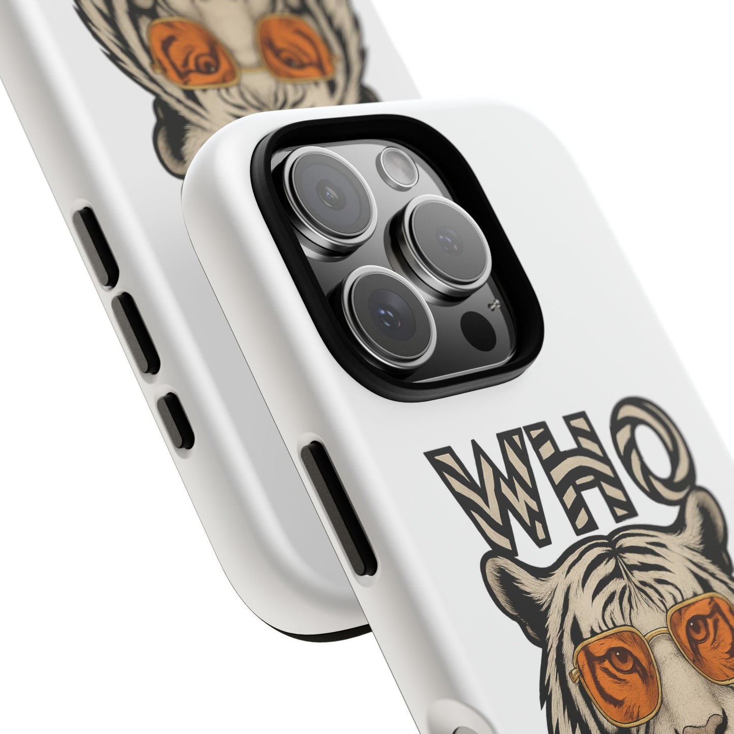 White Bengal Phone Case with Cool Tiger Design | Who Dey | Perfect Gift for Bengals fans