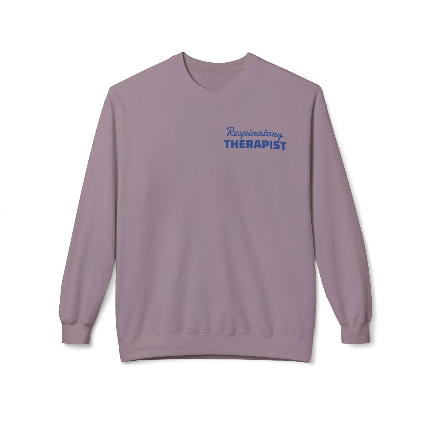 Breathing Anatomy Crewneck Sweatshirt — "It's Just Breathing" Pulmonary Science Pullover