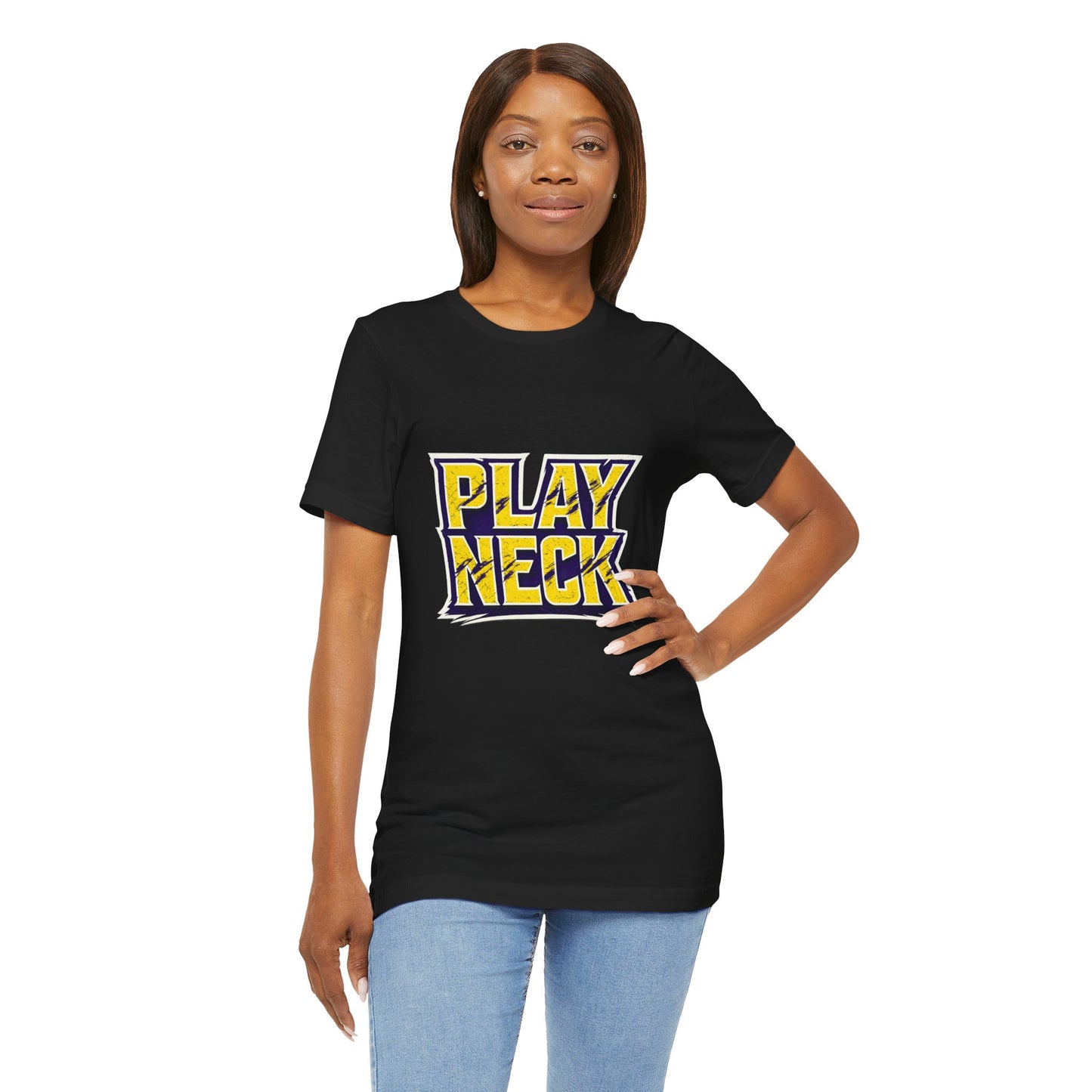 Play Neck Set it off Graphic Tee — Bold 'Set It Off' Band-Style Shirt