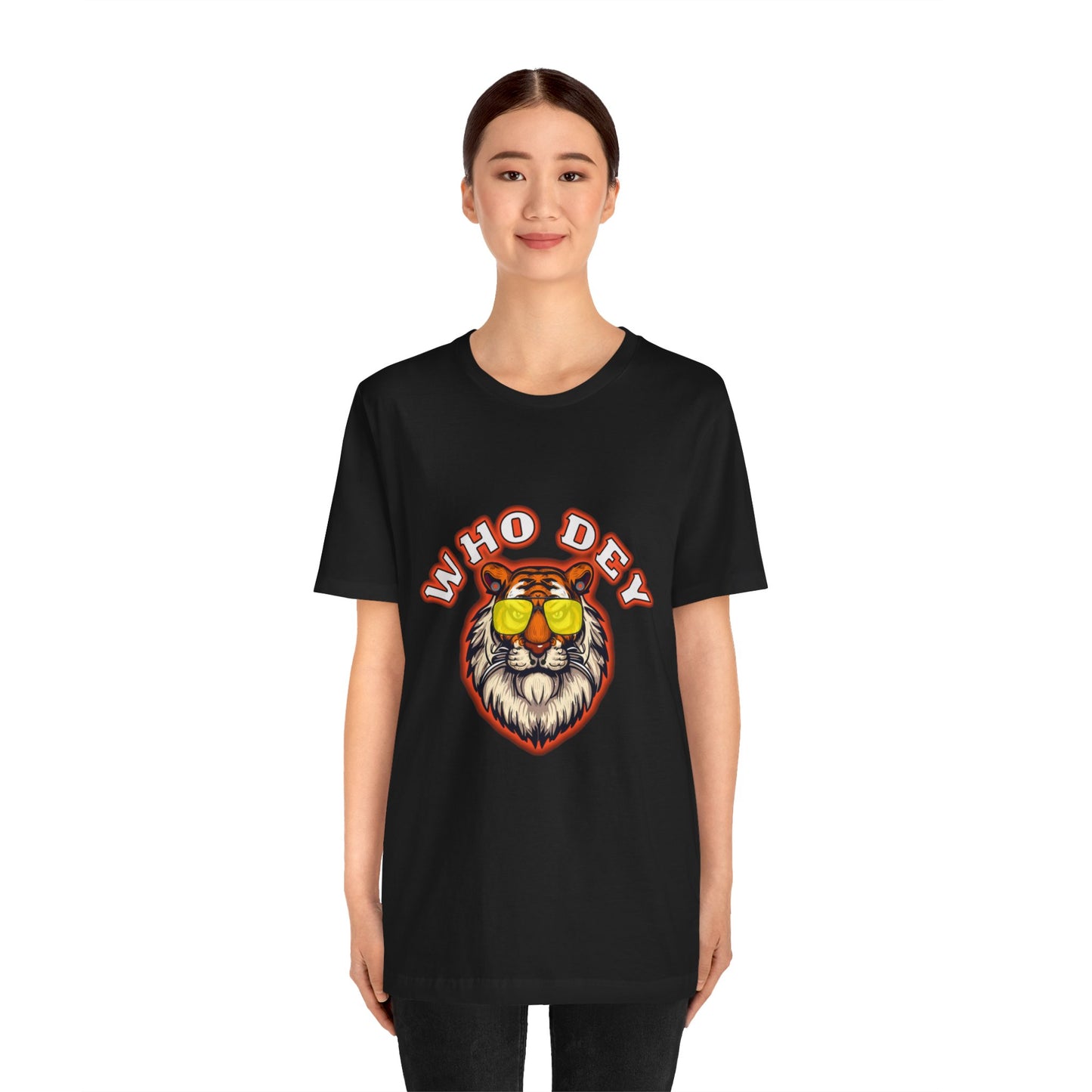 Who Dey CS513 Unisex Jersey Short Sleeve Tee
