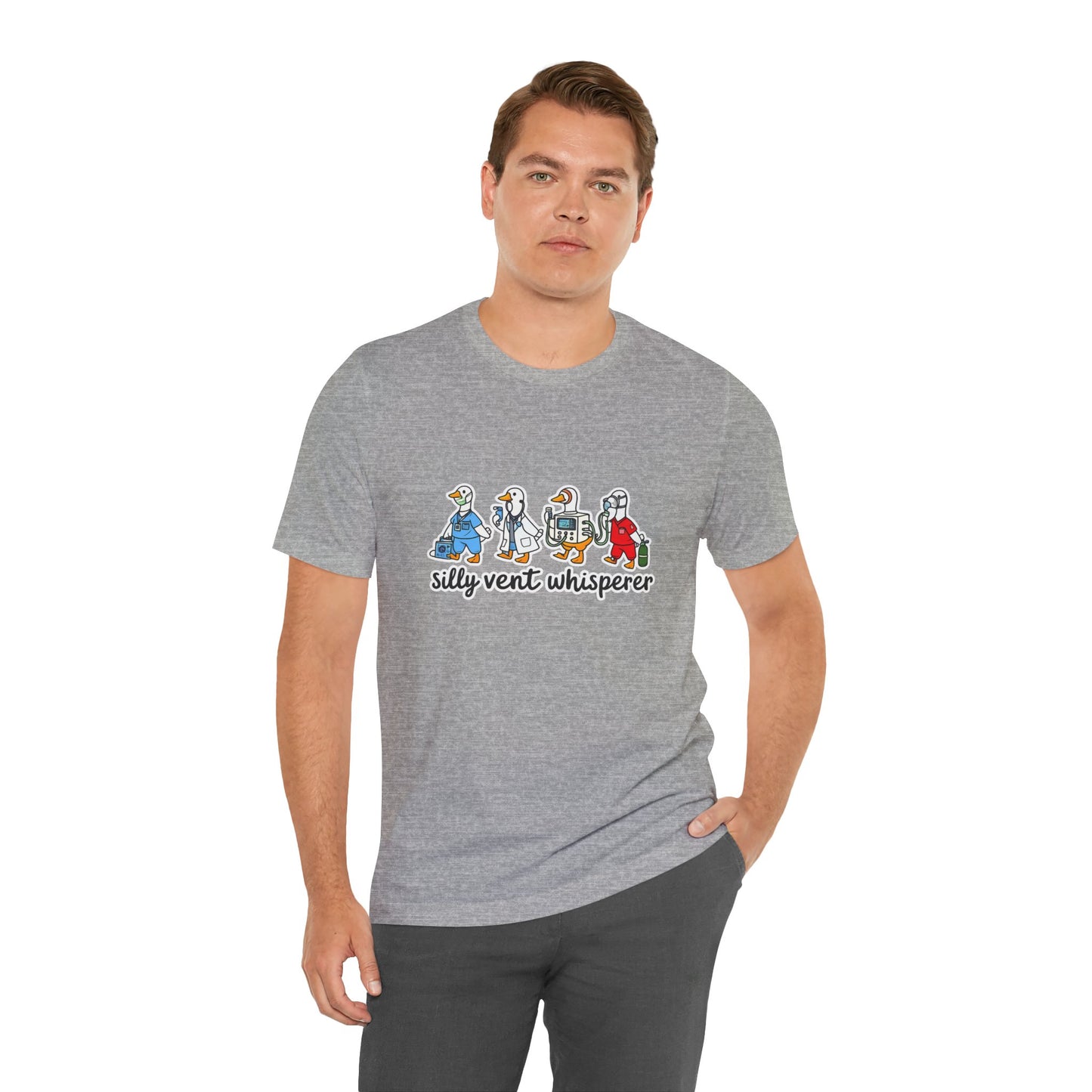 Silly Vent Whisperer Tee — Funny Crew respiratory care club