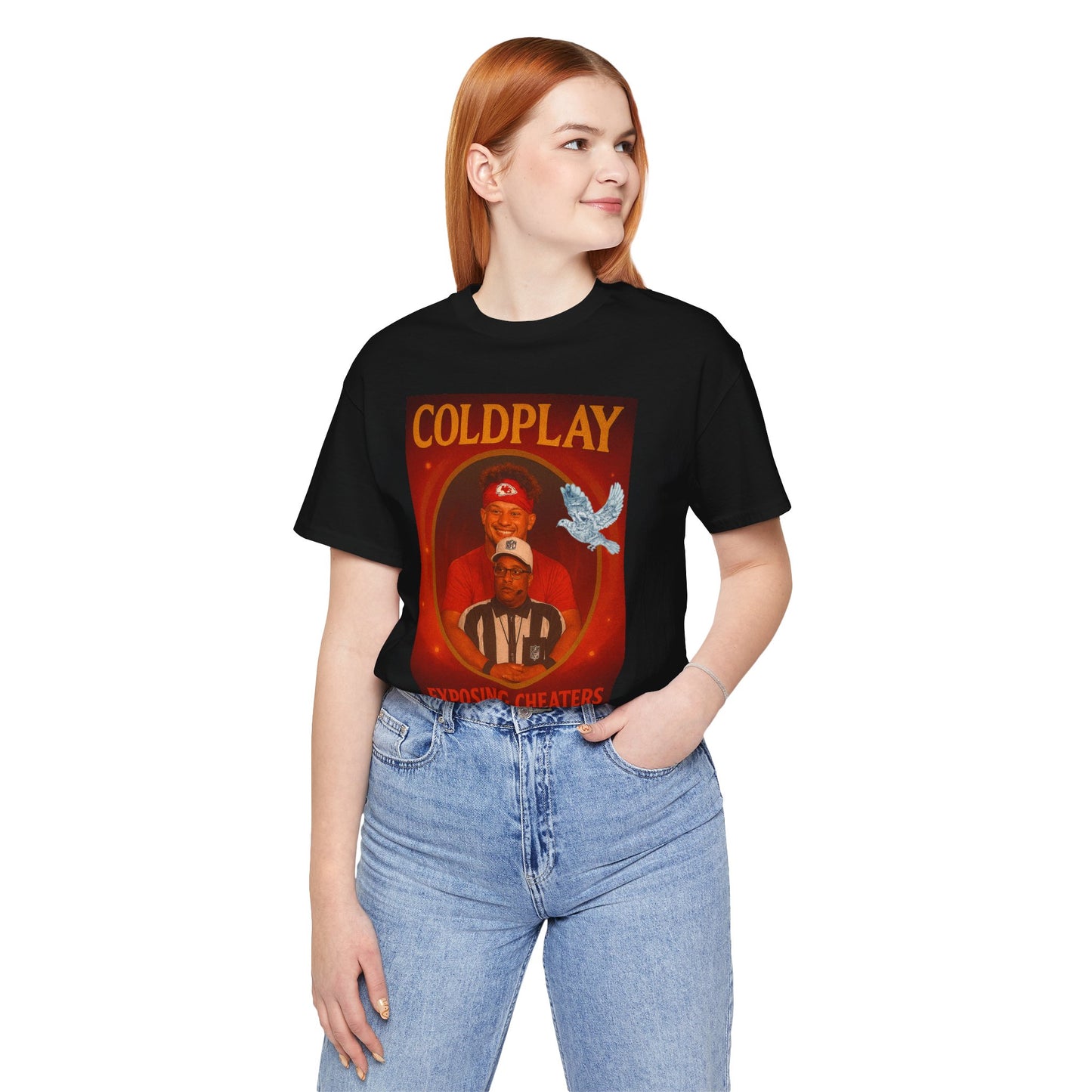 Cheaters Unisex Tee Shirt - Hottest Couple in NFL Exposed