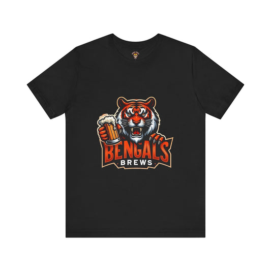 Bengals and Brews Tee Unisex Jersey Short Sleeve Tee