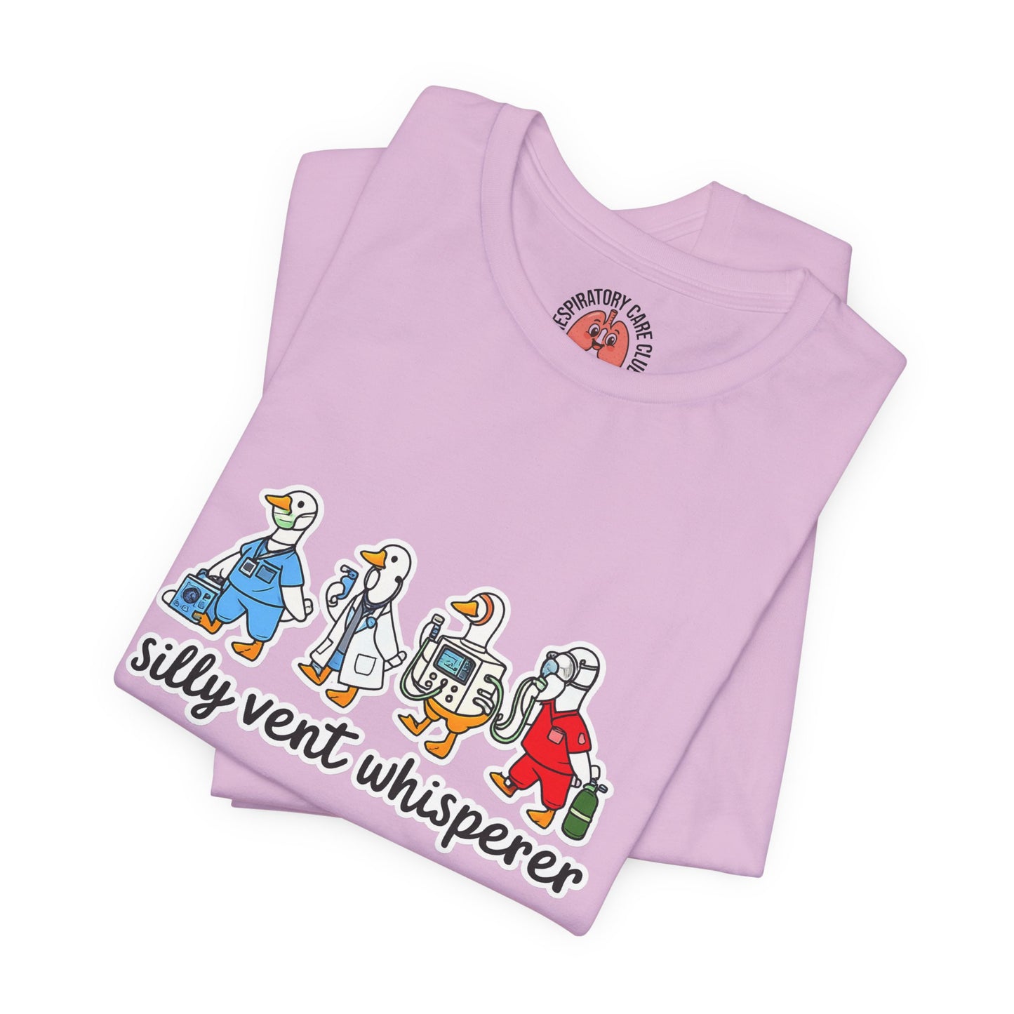 Silly Vent Whisperer Tee — Funny Crew respiratory care club
