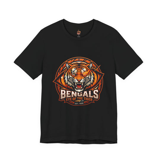 Bengals 'Eye of the Tiger' Graphic Tee – Bold Orange Fan Shirt