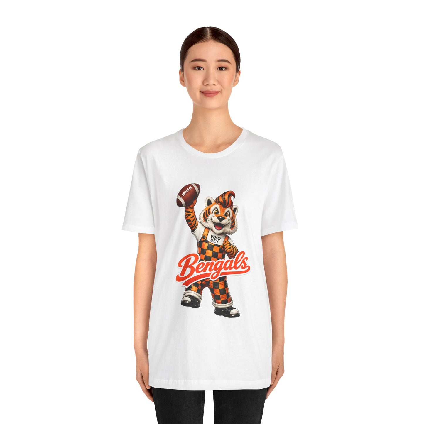 Bengals Mascot Football T-Shirt — Vintage Tiger Fan Tee