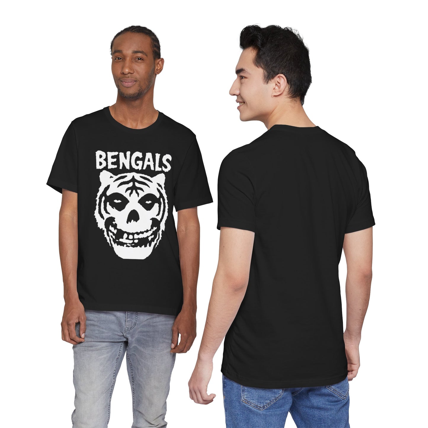 Bengals Skull Tee — Vintage Tiger Skull Graphic T‑Shirt