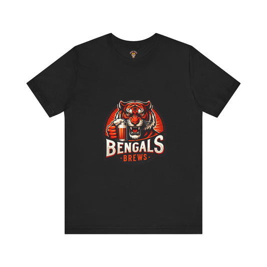 Bengals and Brews Tee Unisex Jersey Short Sleeve Tee