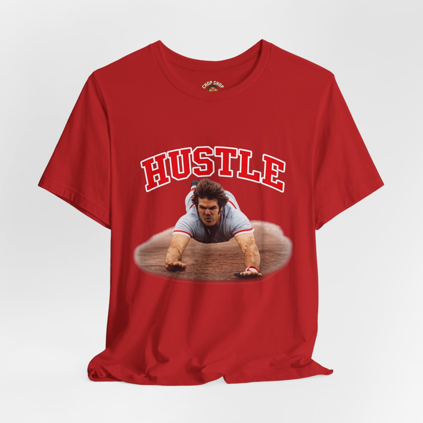 Hustle T-Shirt — Vintage Action Photo Graphic Tee for Motivated Fans