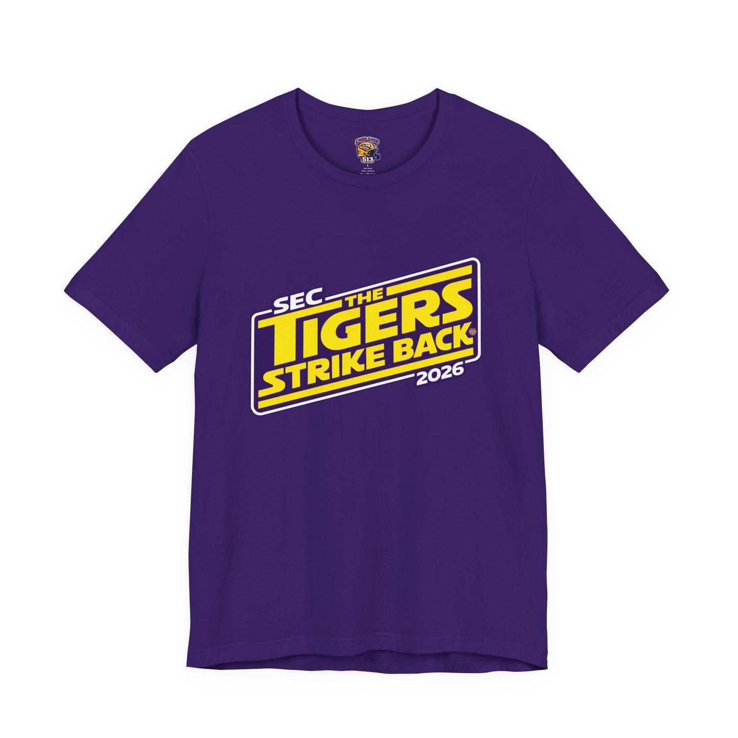 LSU Tigers Strike Back Unisex Jersey Short Sleeve Tee