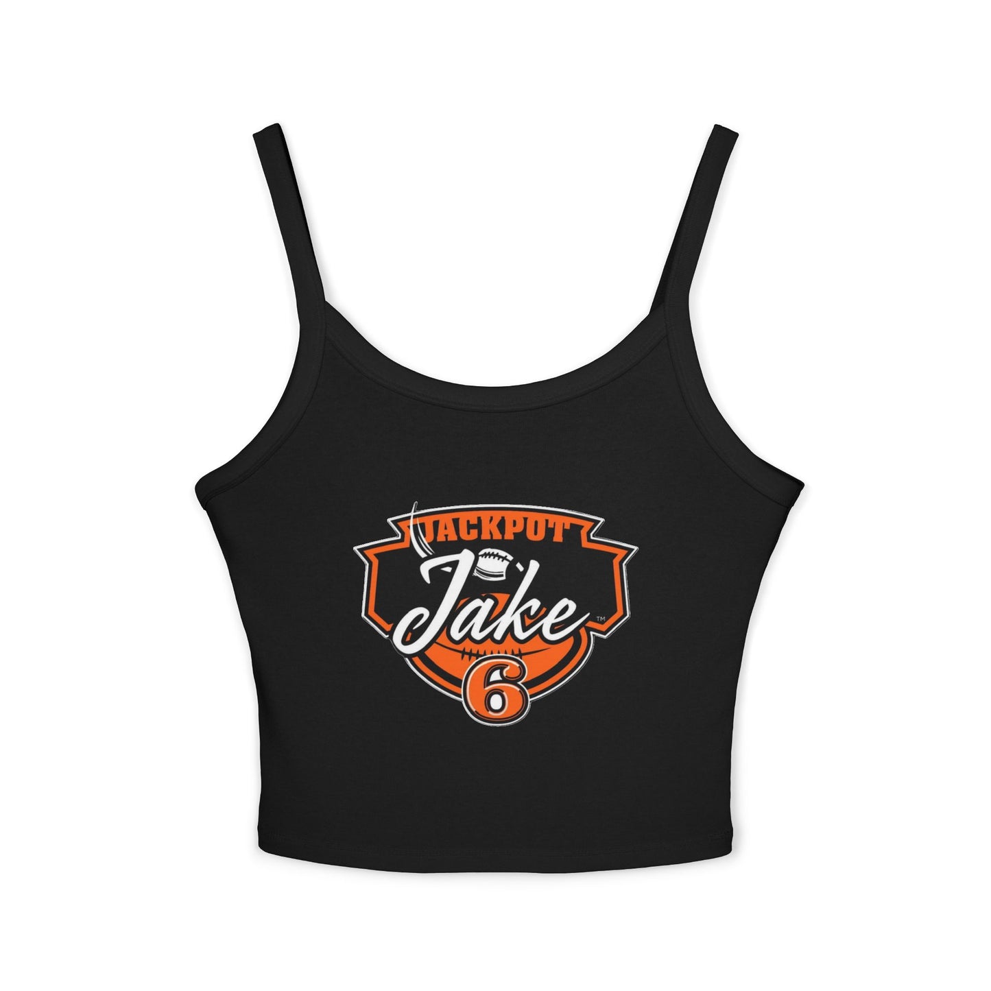 Jackpot Jake Spaghetti Strap Tank Top, Trendy Sportswear, Summer Essential, Gift for Athletes, Cute Casual Wear