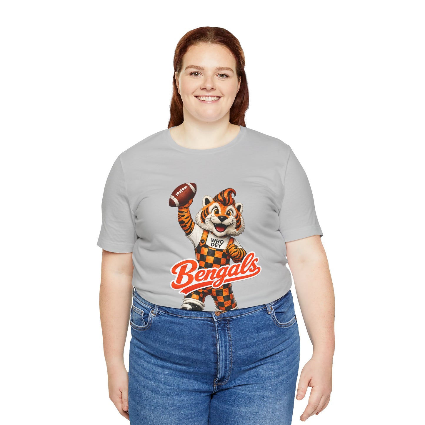 Bengals Mascot Football T-Shirt — Vintage Tiger Fan Tee
