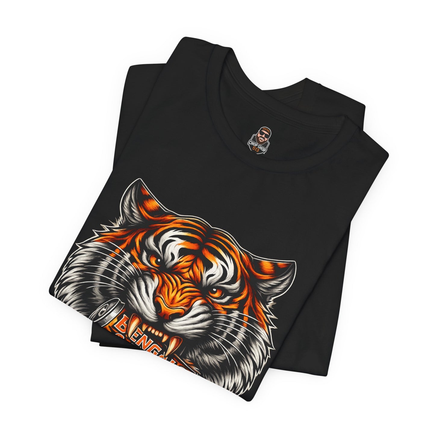 Bengals and Brews Football Tee — Bengals Fans Pride Orange Shirt