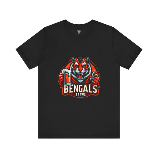 Bengals and Brews Tee Unisex Jersey Short Sleeve Tee