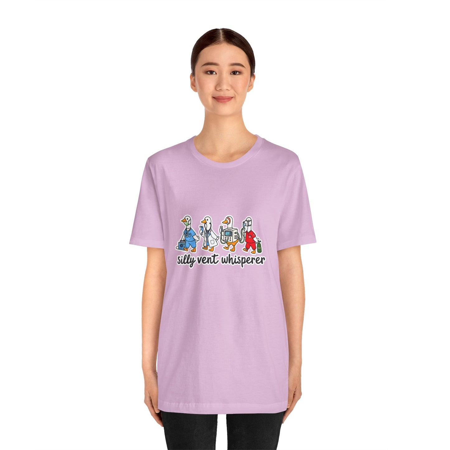 Silly Vent Whisperer Tee — Funny Crew respiratory care club