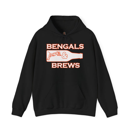Bengals & Brews Unisex Hoodie for Game Day