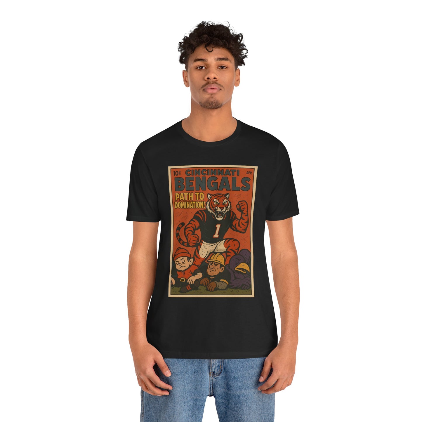 Cincinnati Bengals Comic cover Path to Domination Unisex Short Sleeve Tee -