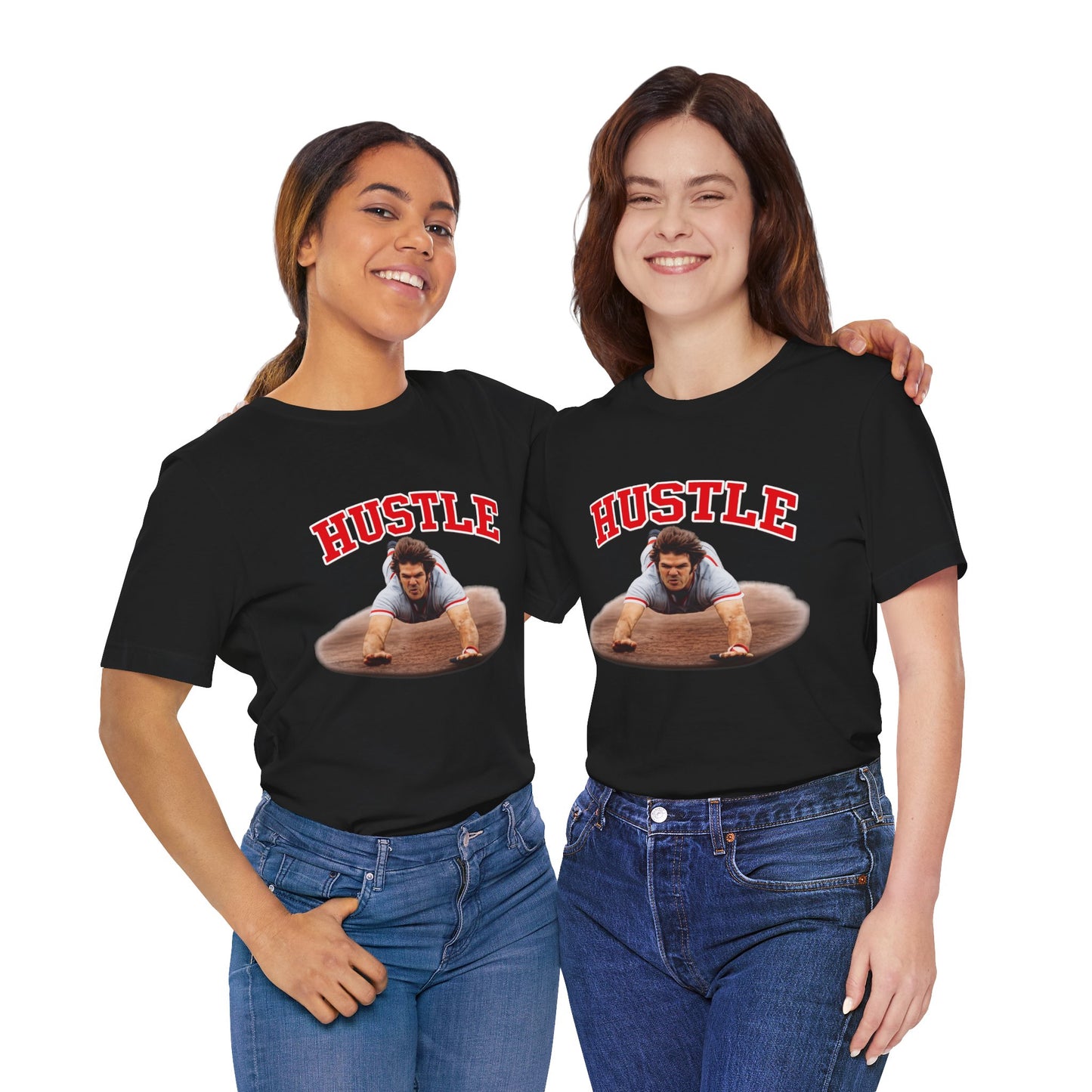 Hustle T-Shirt — Vintage Action Photo Graphic Tee for Motivated Fans