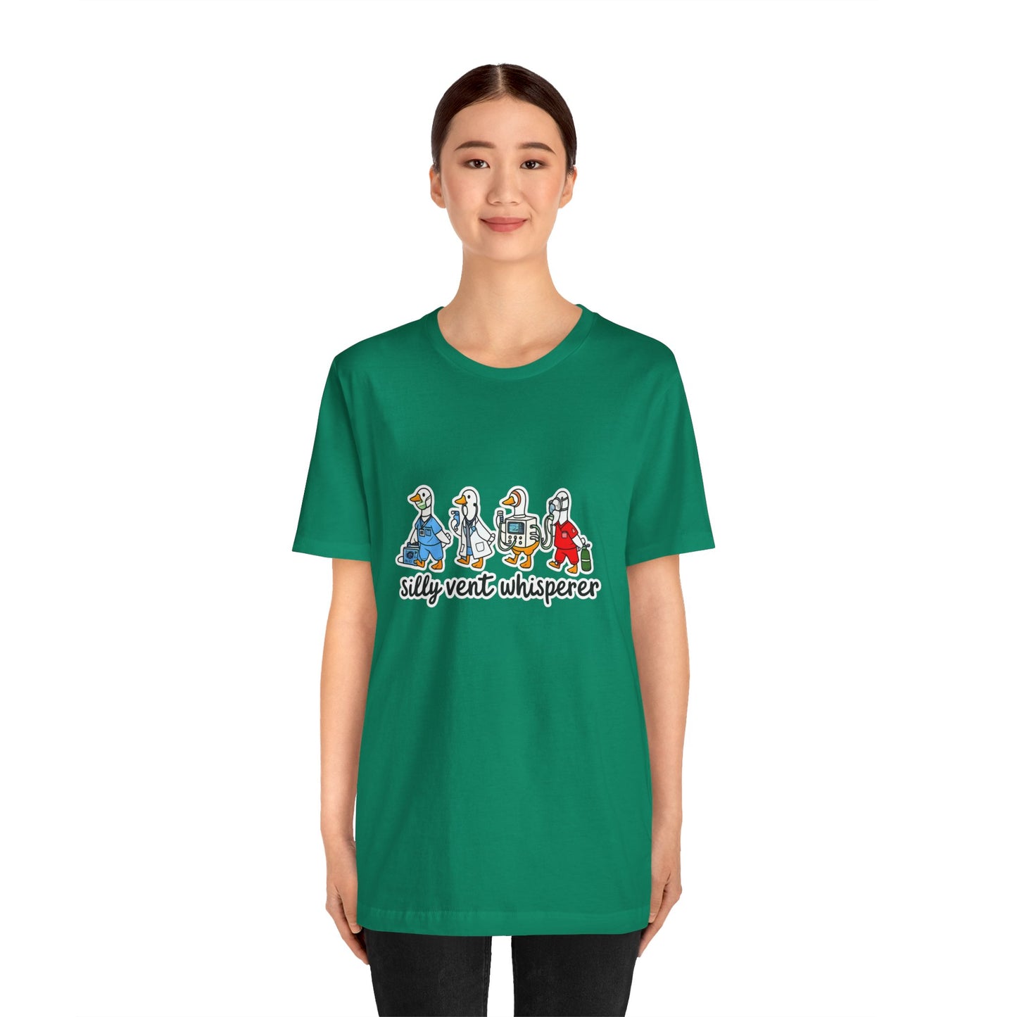 Silly Vent Whisperer Tee — Funny Crew respiratory care club