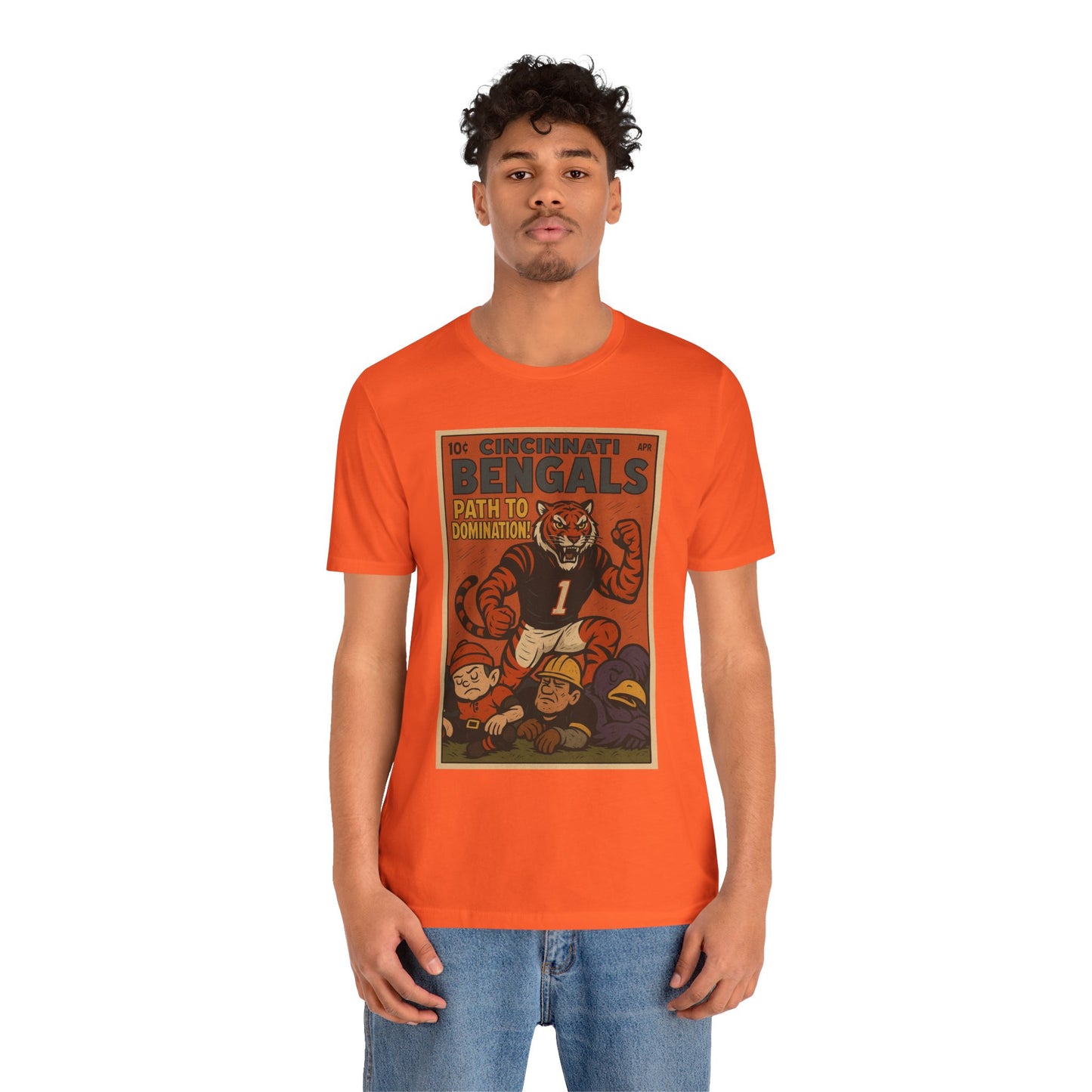 Cincinnati Bengals Comic cover Path to Domination Unisex Short Sleeve Tee -