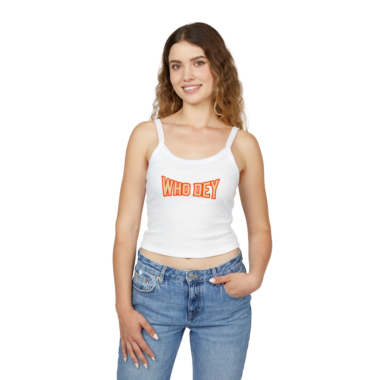 Stylish Women's Spaghetti Strap Tank Top - Perfect for Summer Vibes, Casual Outings, and Game Day Celebrations, Fashionable Gift Idea, [...]