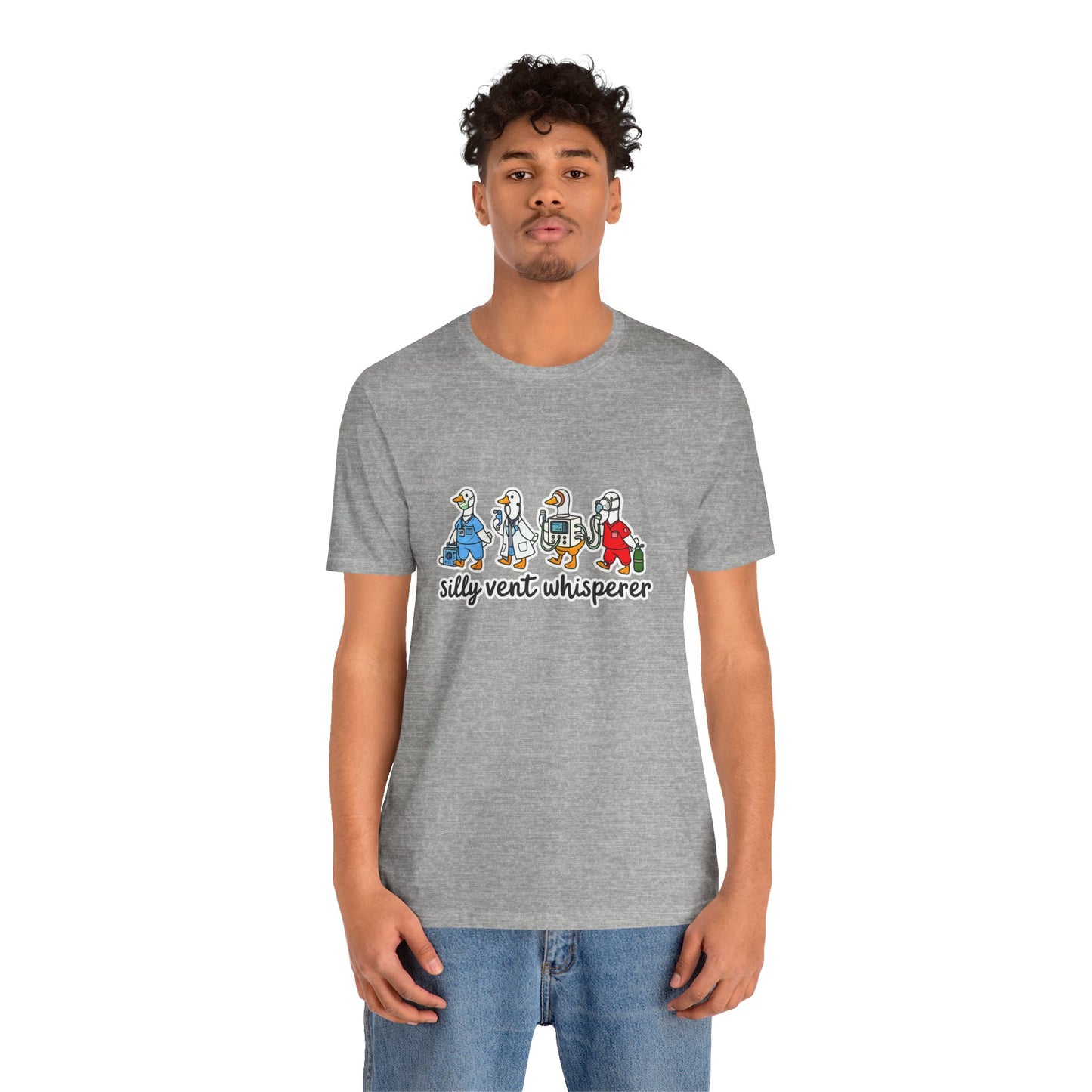 Silly Vent Whisperer Tee — Funny Crew respiratory care club