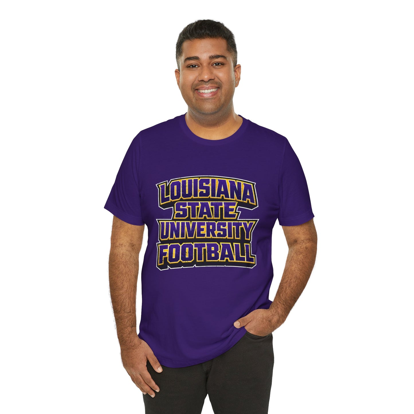 Set It Off LSU Football T‑Shirt — 'Louisiana State University Football' Graphic Tee