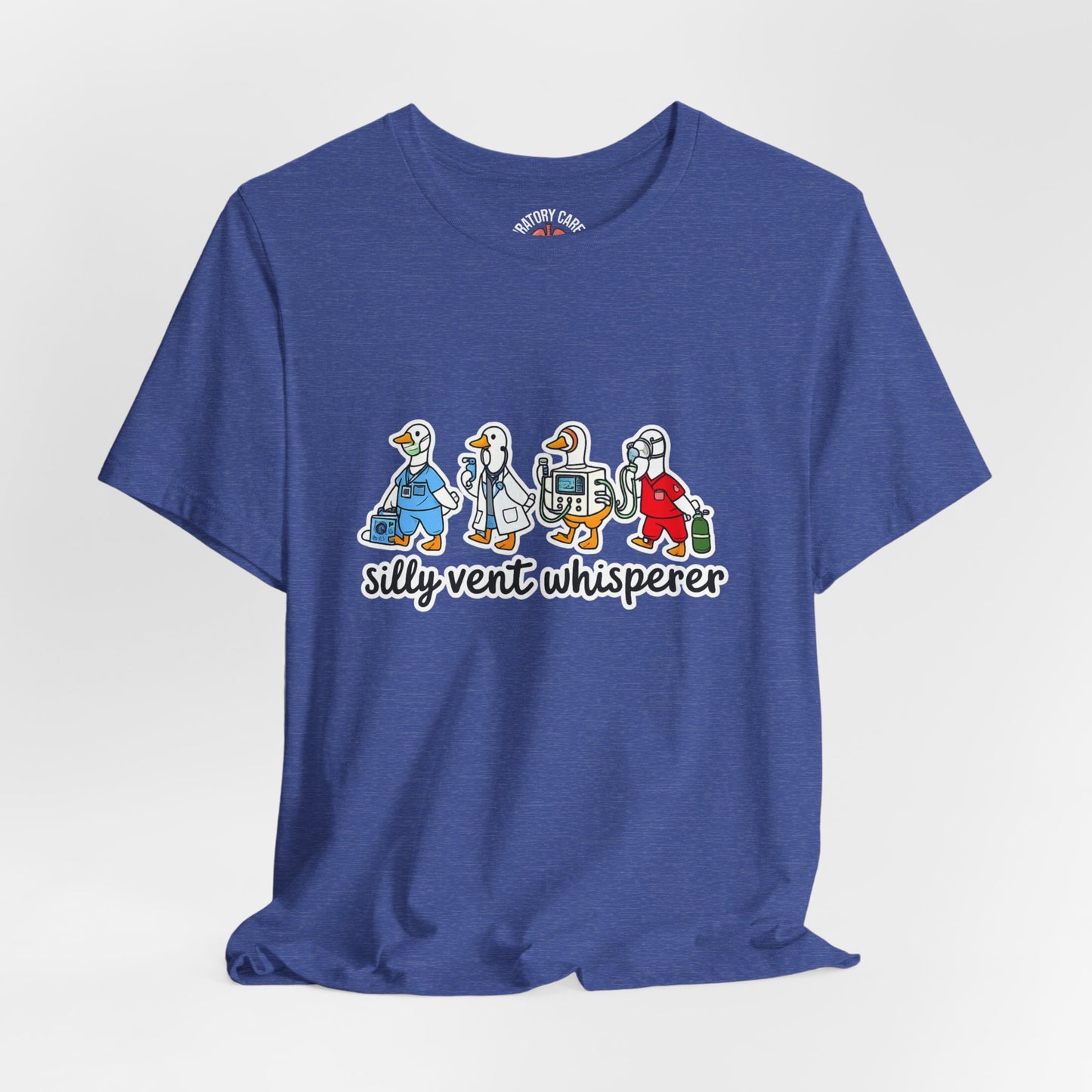 Silly Vent Whisperer Tee — Funny Crew respiratory care club