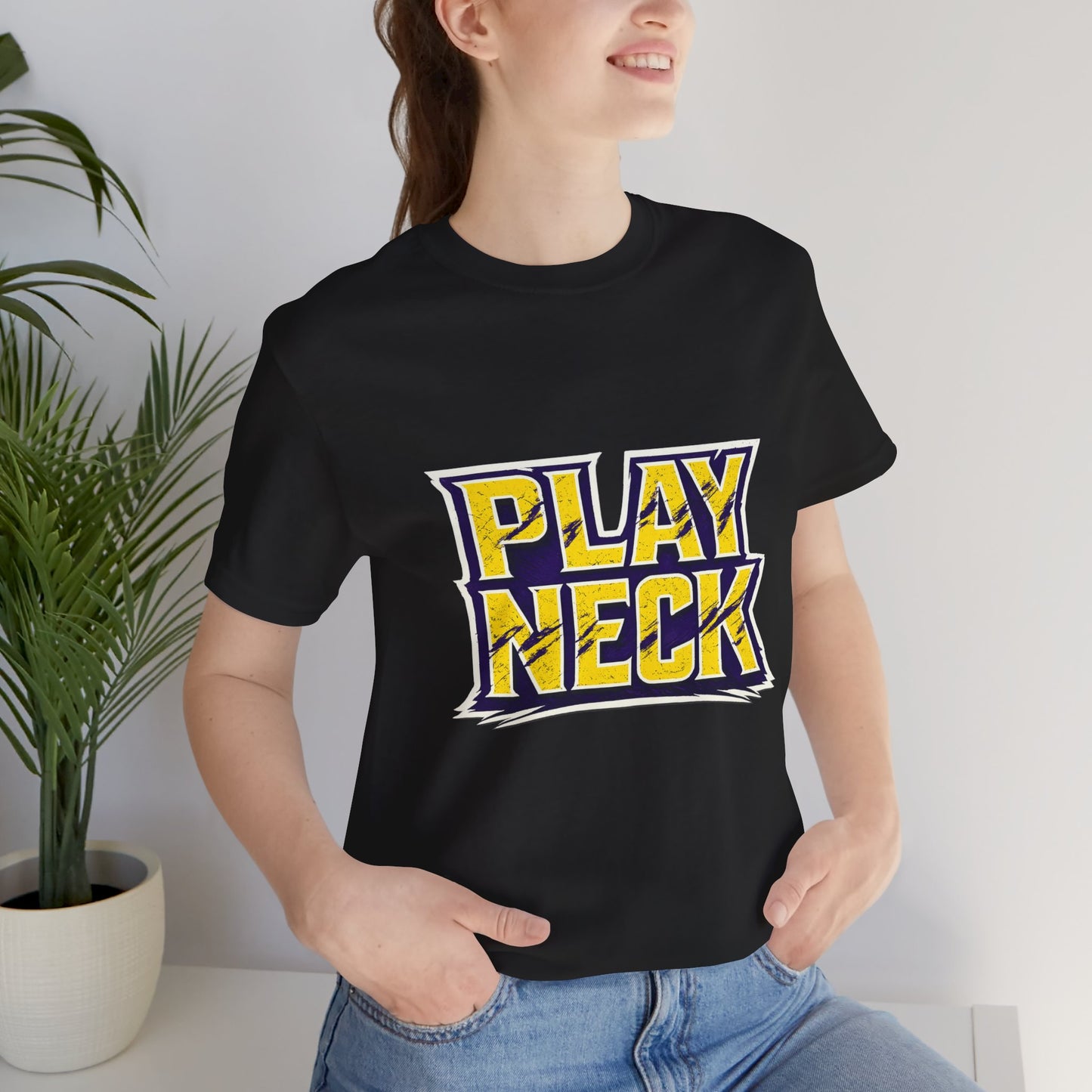 Play Neck Set it off Graphic Tee — Bold 'Set It Off' Band-Style Shirt