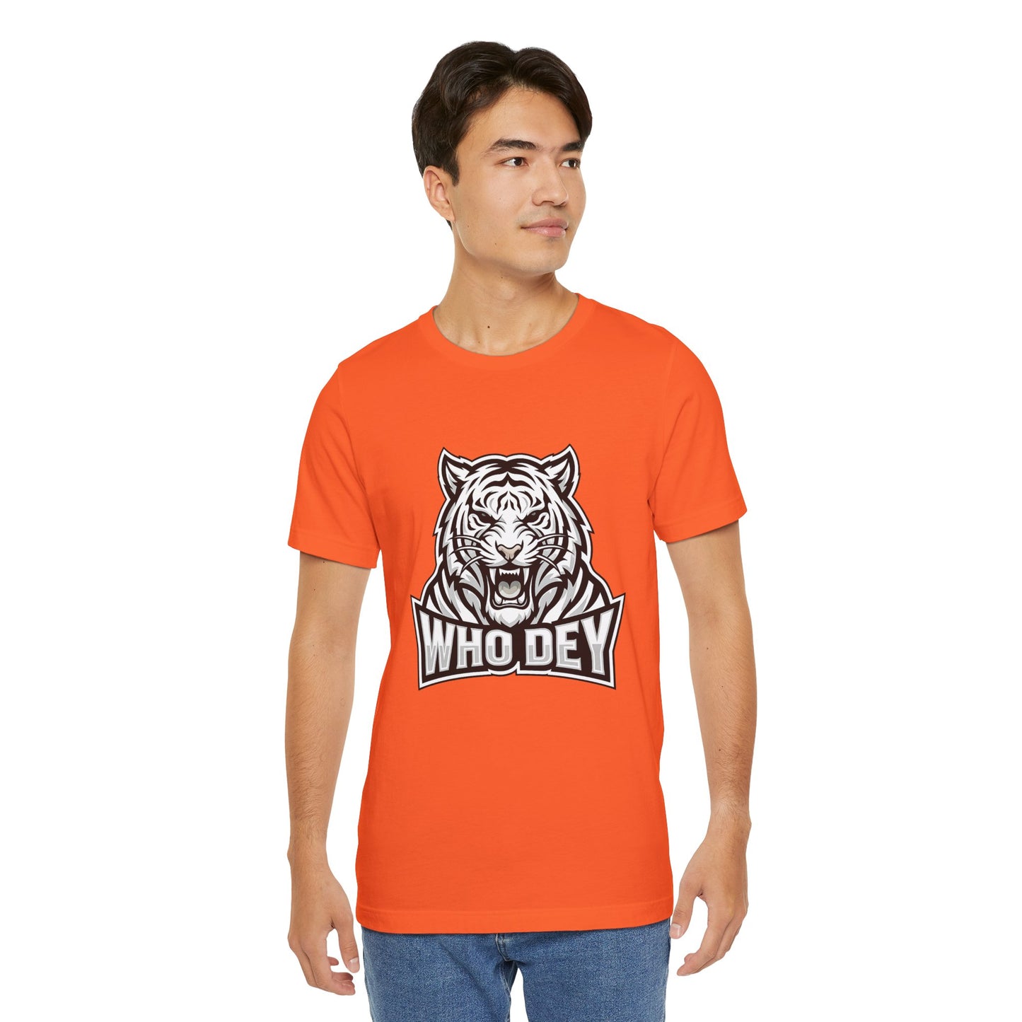 Tiger 'Who Dey' Graphic Tee — Bold Mascot Shirt for Fans