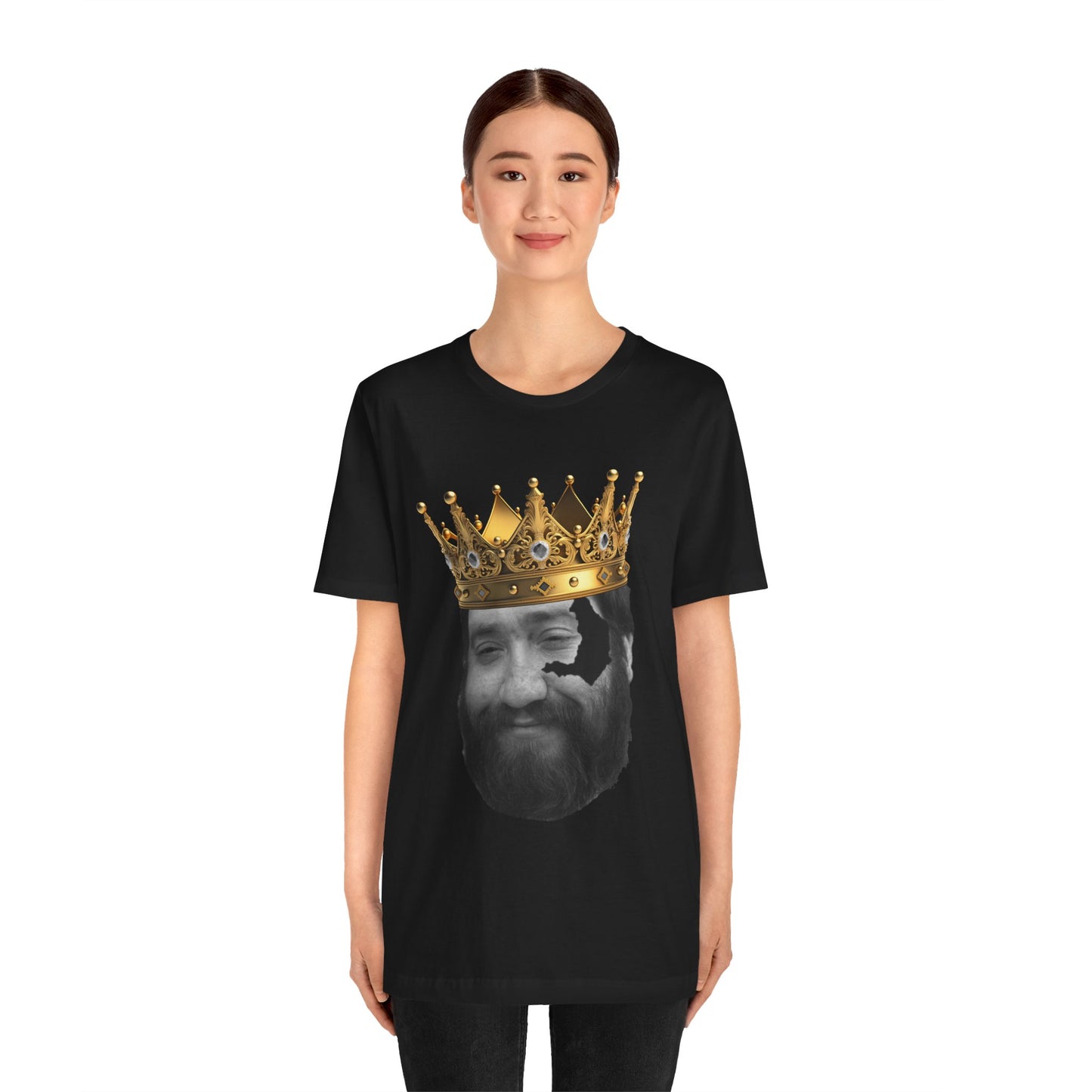 King Santori Tee: Crowned Unisex Jersey Short Sleeve Shirt