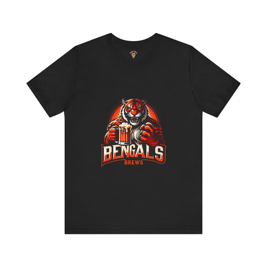 Bengals and Brews Tee Unisex Jersey Short Sleeve Tee