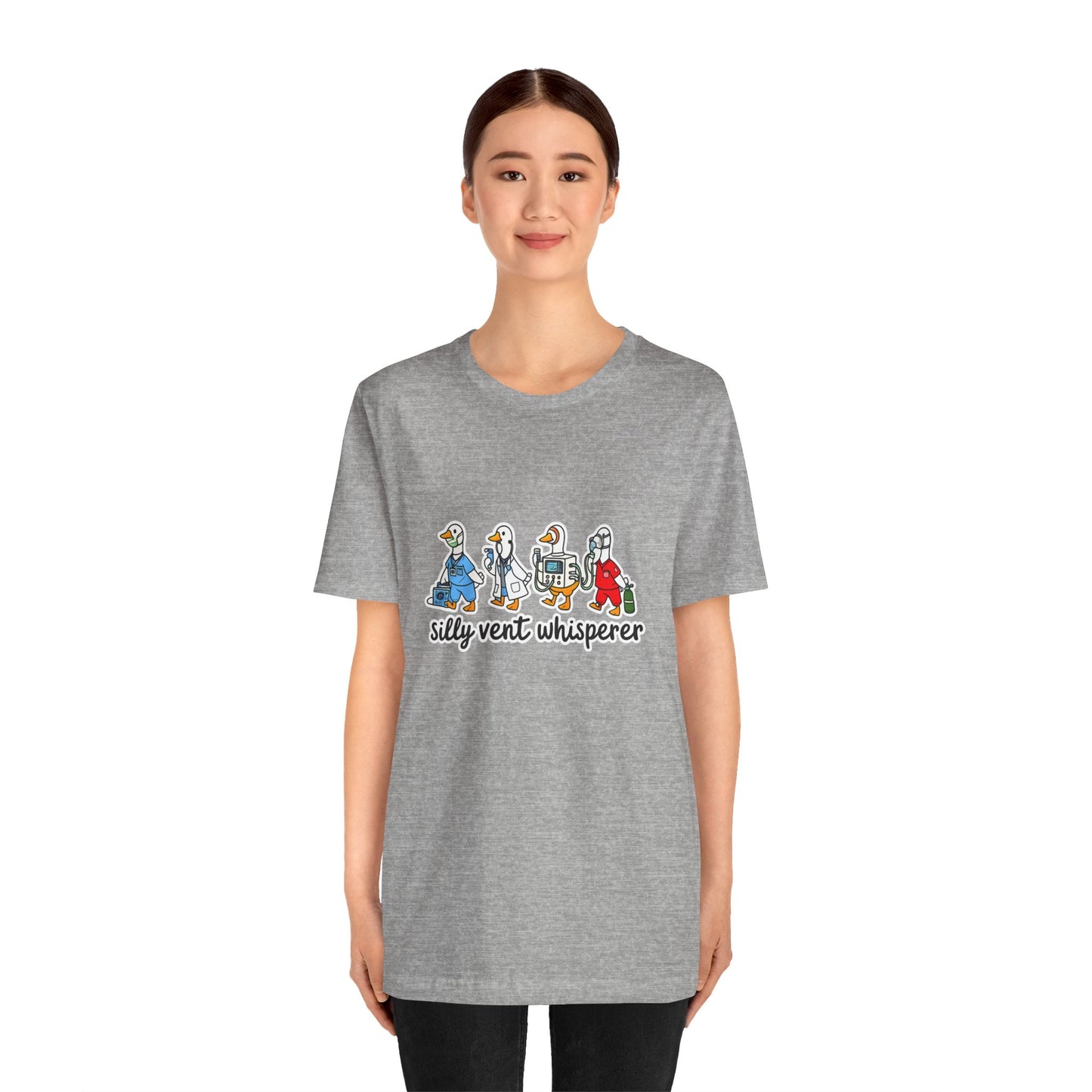 Silly Vent Whisperer Tee — Funny Crew respiratory care club