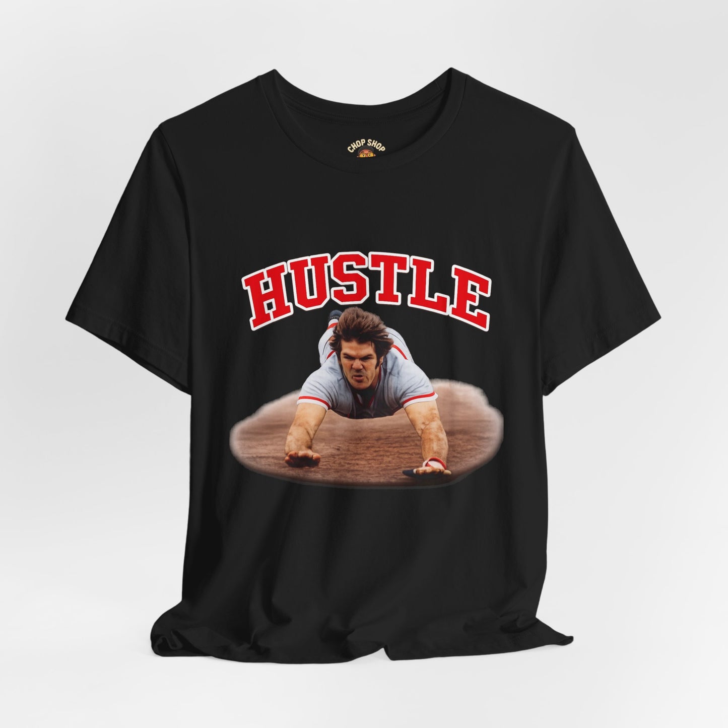 Hustle T-Shirt — Vintage Action Photo Graphic Tee for Motivated Fans