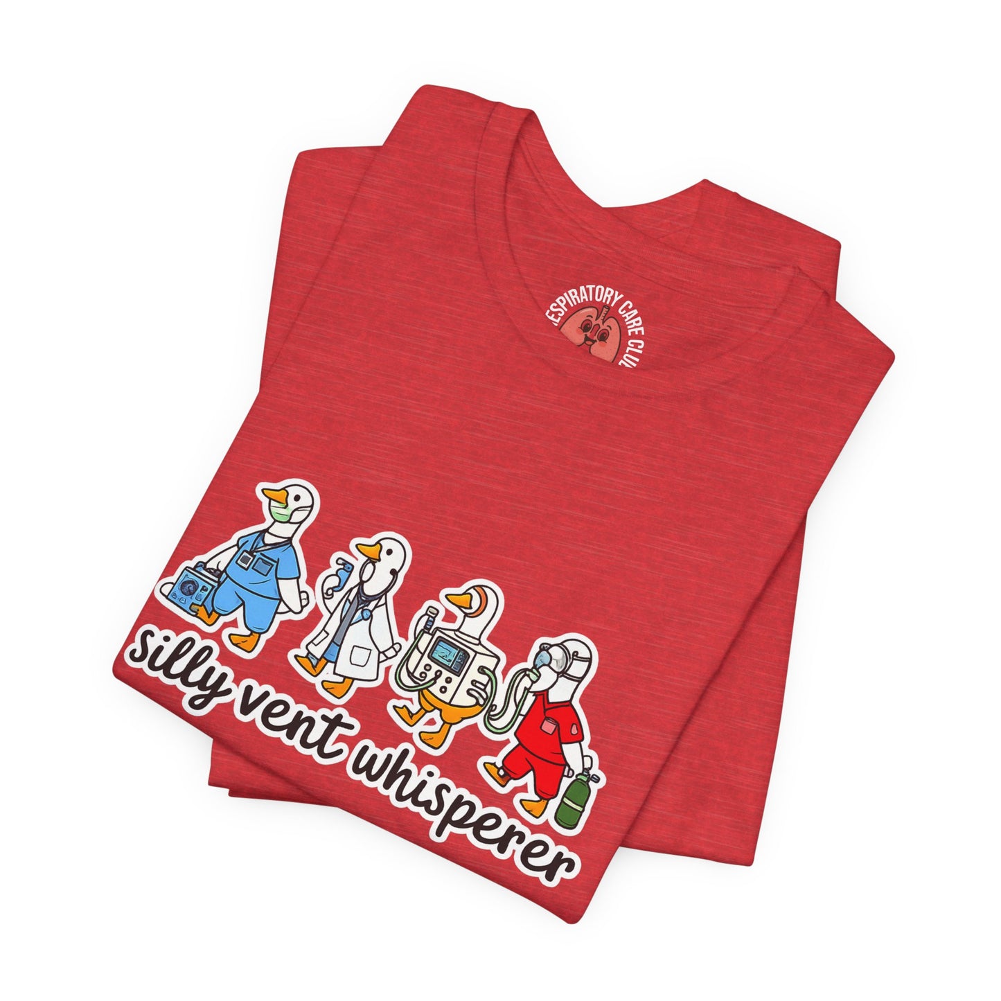 Silly Vent Whisperer Tee — Funny Crew respiratory care club