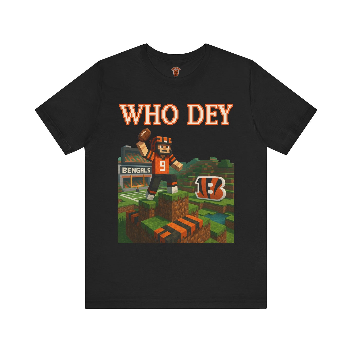 'Who Dey' Minecraft Inspired Unisex Jersey Short Sleeve Shirt, Game Day Apparel, Sportswear, Gift for Him, Unique [...]